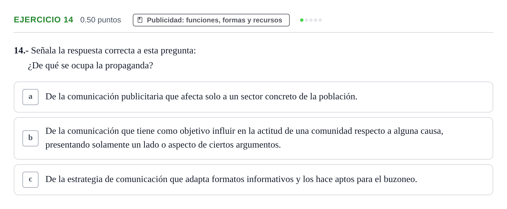 Enunciado: Problema 14 · Cultura Audiovisual II PAU La Rioja Ordinaria 2021