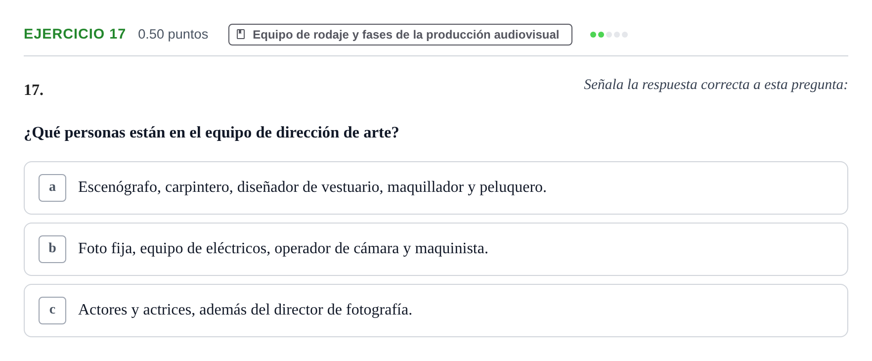 Enunciado: Problema 17 · Cultura Audiovisual II PAU La Rioja Ordinaria 2021