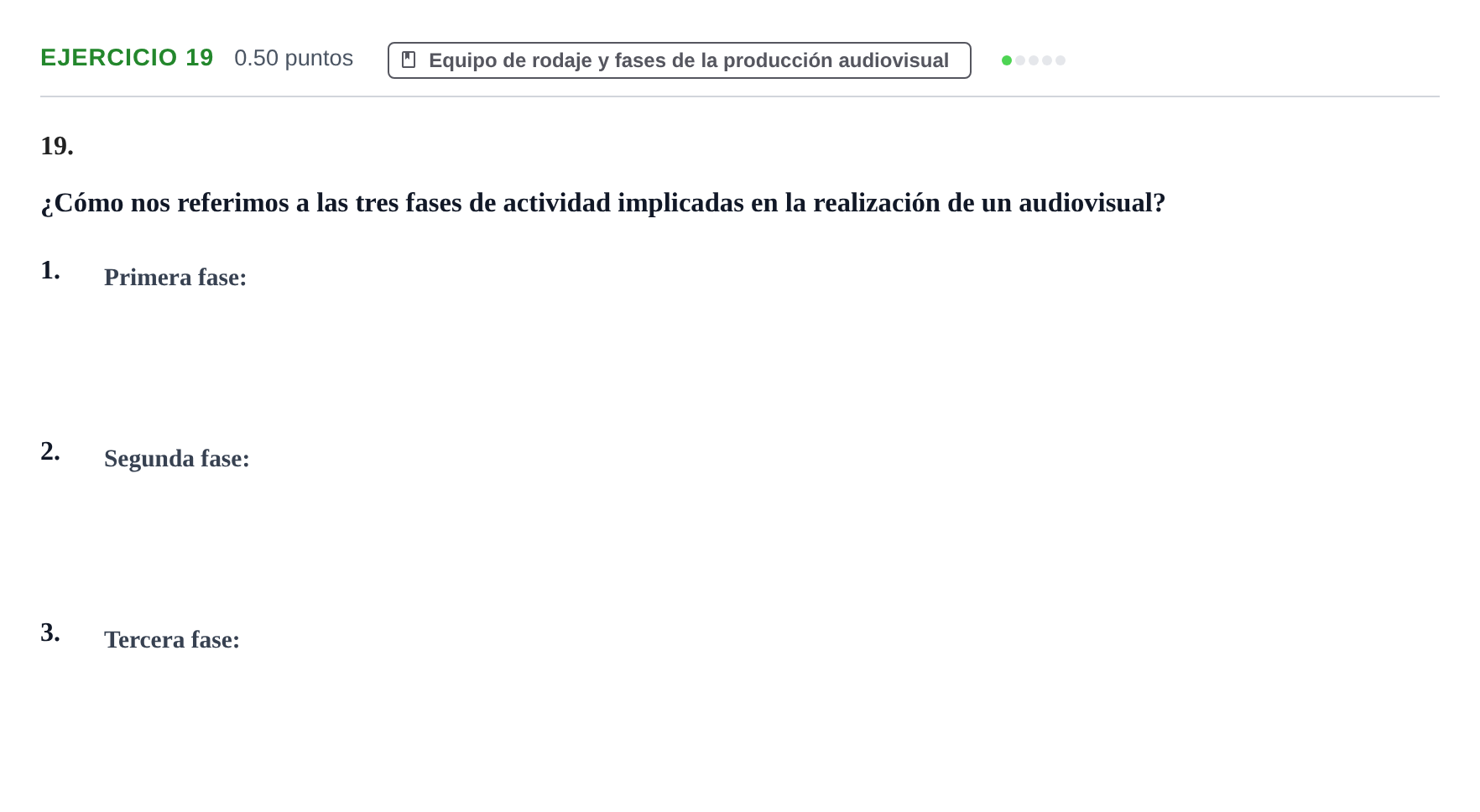 Enunciado: Problema 19 · Cultura Audiovisual II PAU La Rioja Ordinaria 2021