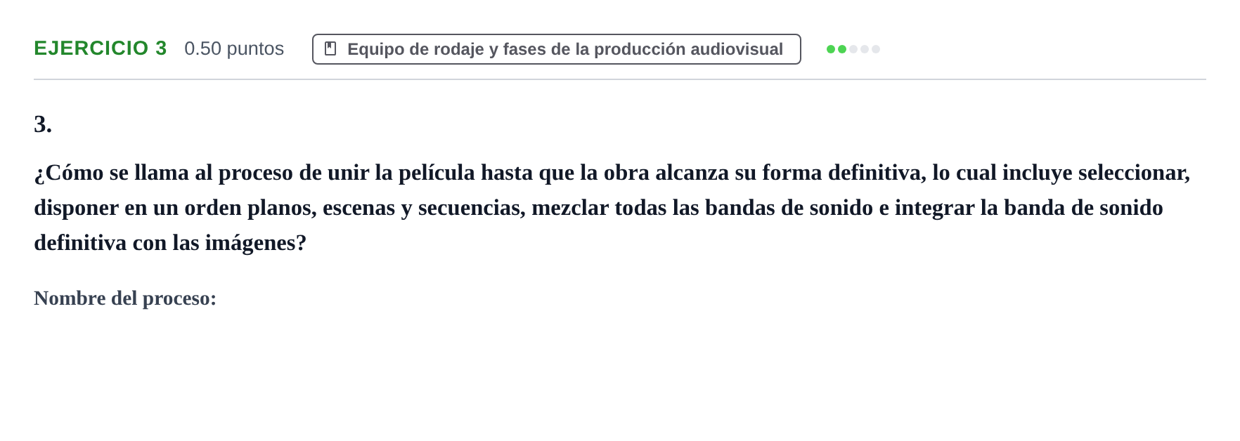 Enunciado: Problema 3 · Cultura Audiovisual II PAU La Rioja Extraordinaria 2021