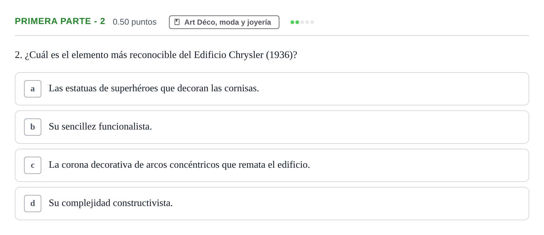Enunciado: Ejercicio Primera parte - 2 · Fundamentos Artísticos PAU La Rioja Ordinaria 2021