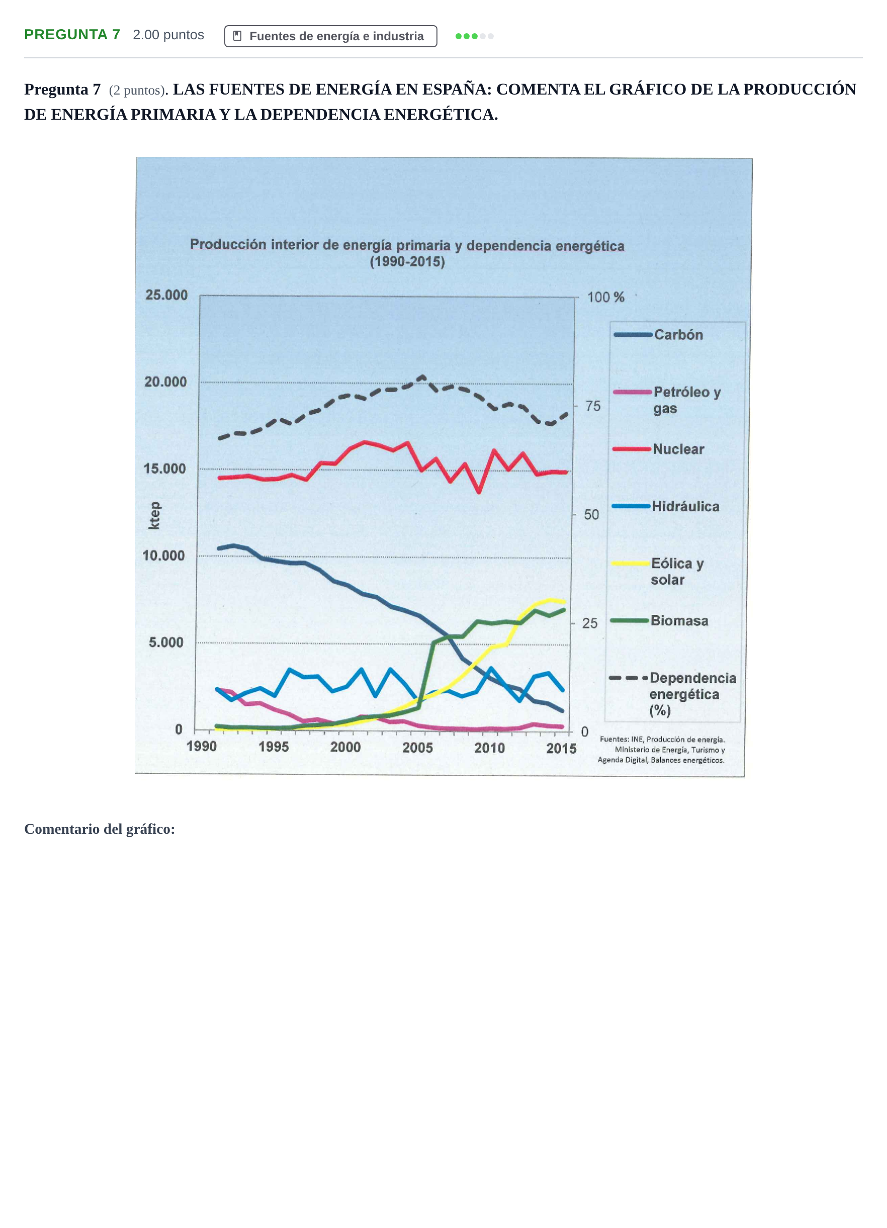 Enunciado: Pregunta 7 · Geografía PAU La Rioja Ordinaria 2021