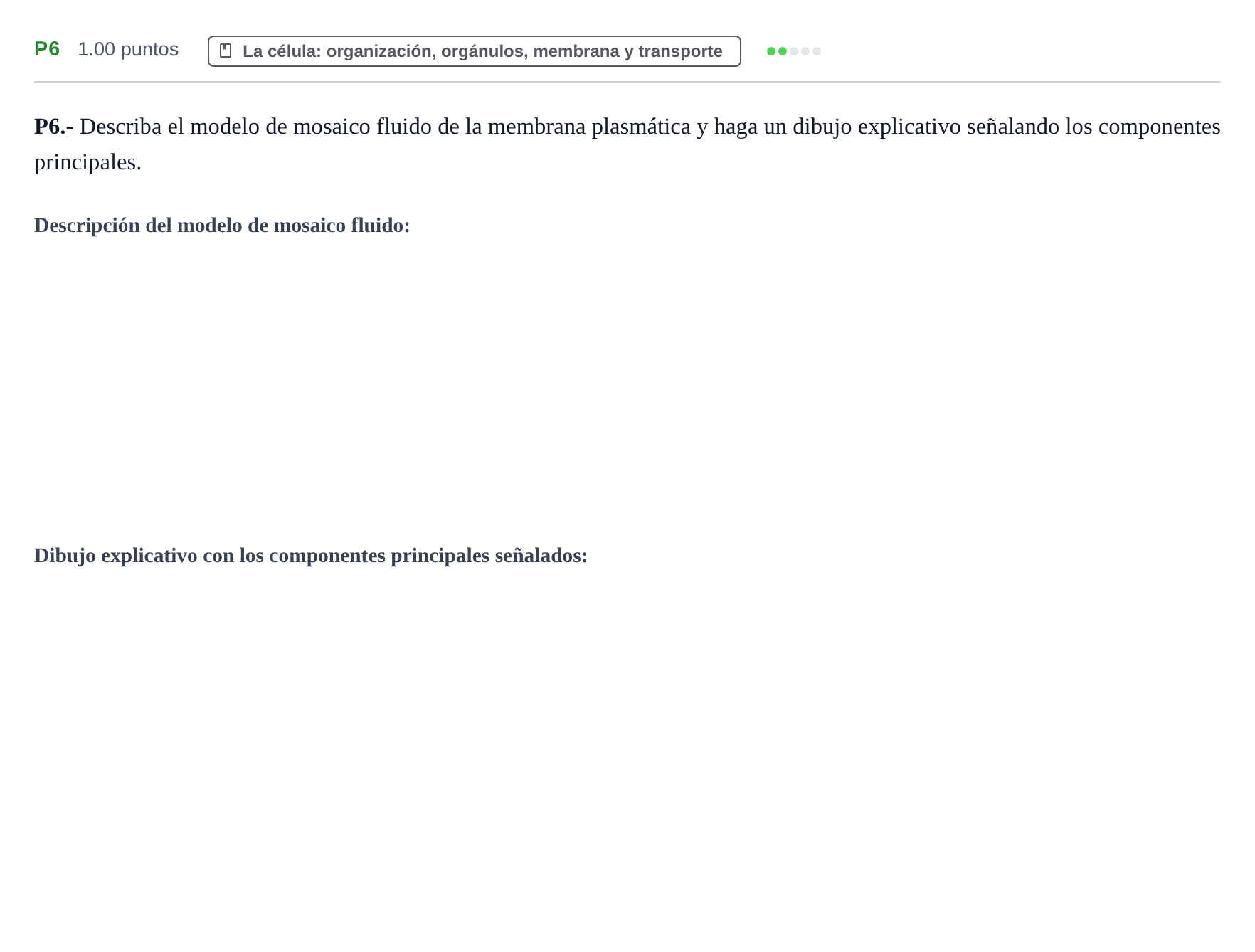 Enunciado: Ejercicio P6 · Biología PAU La Rioja Ordinaria 2021