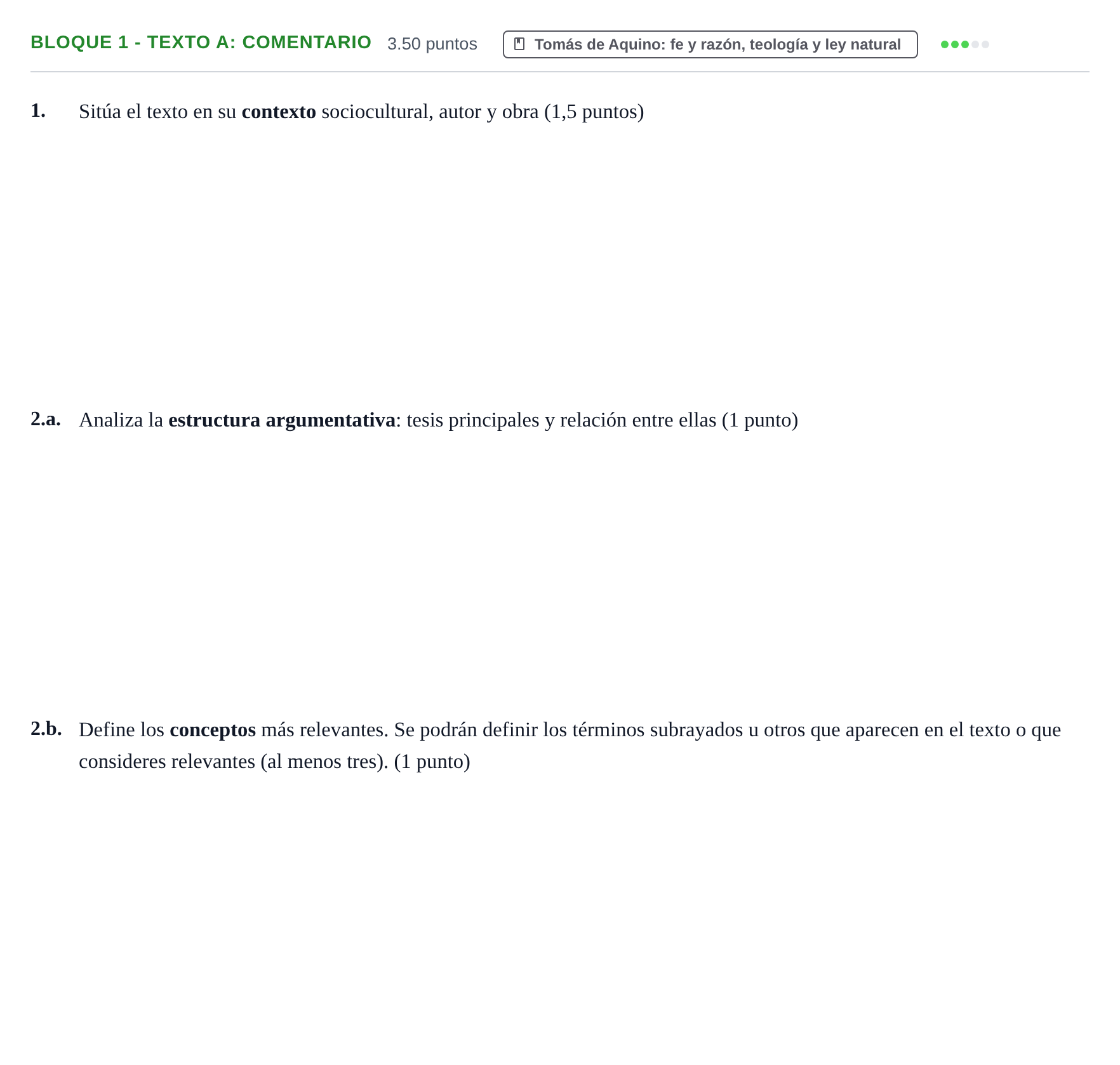 Enunciado: Bloque 1 - Texto A: Comentario · Historia de la Filosofía PAU La Rioja Ordinaria 2021
