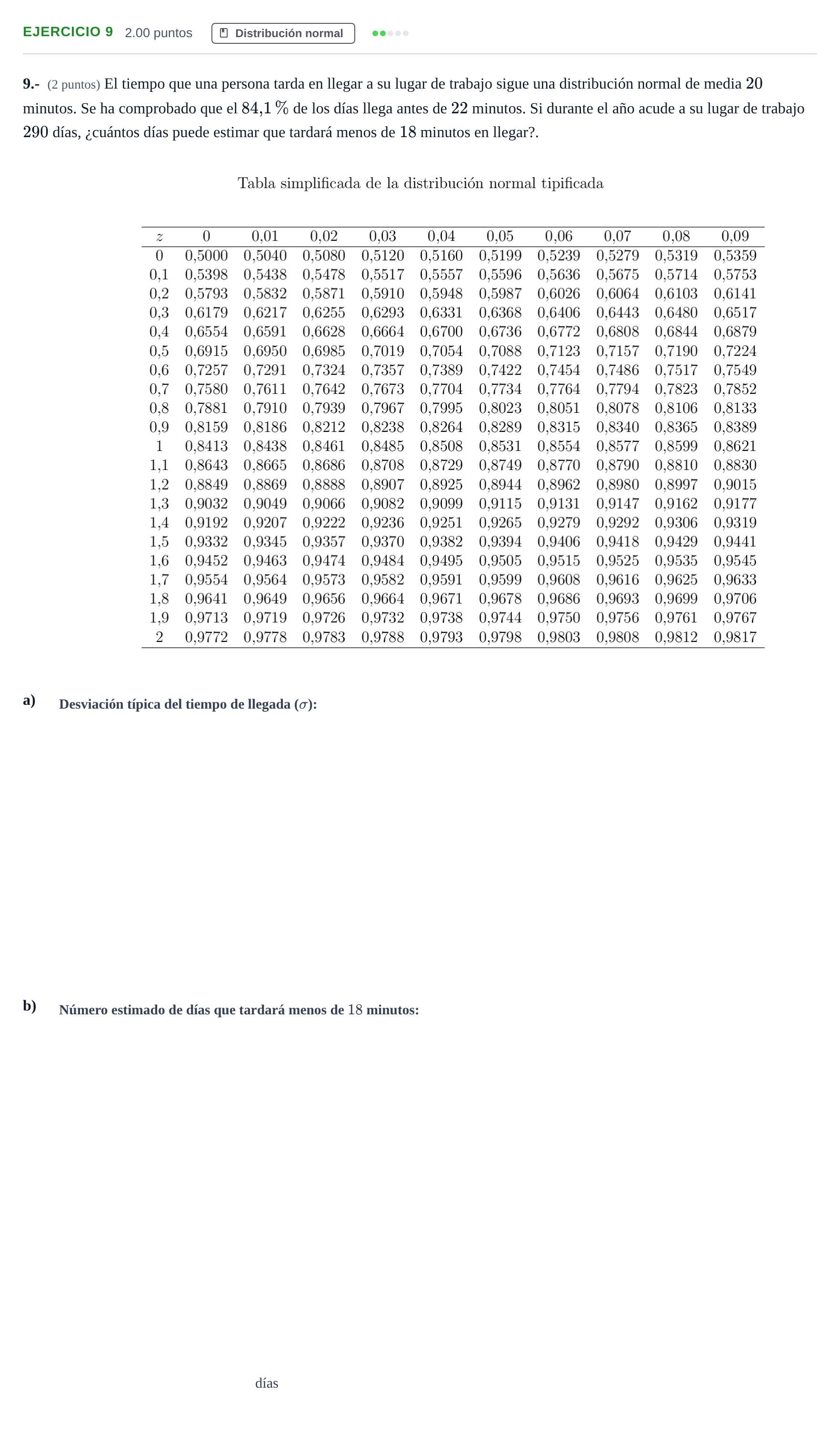 Enunciado: Problema 9 · Matemáticas II PAU La Rioja Extraordinaria 2021