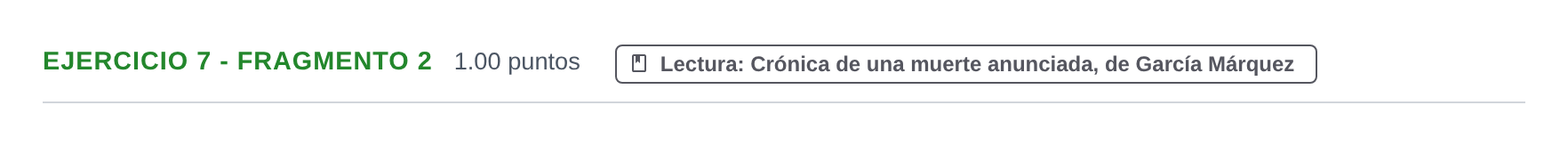 Enunciado: Ejercicio 7 - Fragmento 2 · Lengua Castellana y Literatura II PAU La Rioja Ordinaria 2021