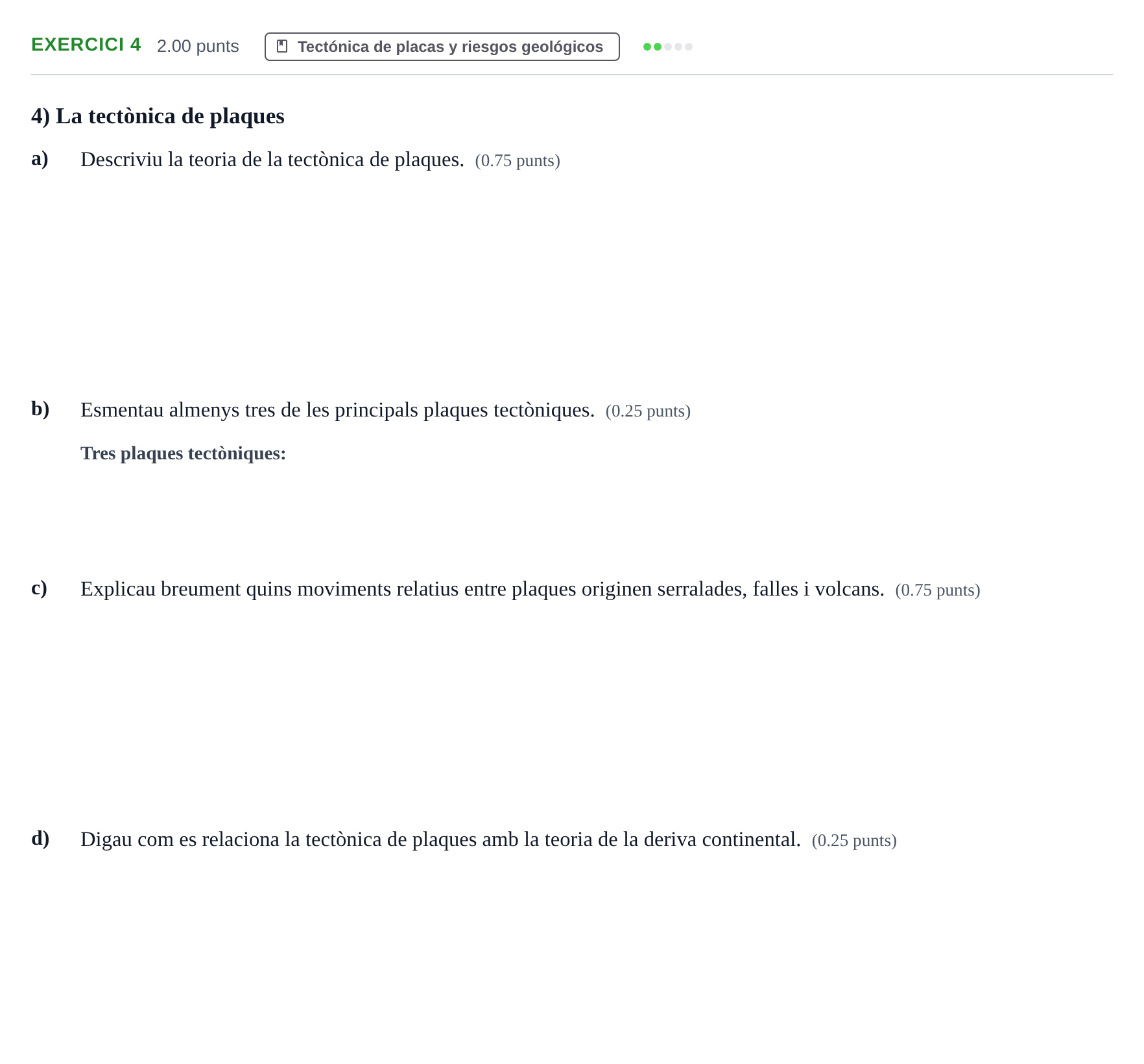 Enunciado: Problema 4 · Ciencias Generales PAU Baleares Ordinaria 2024