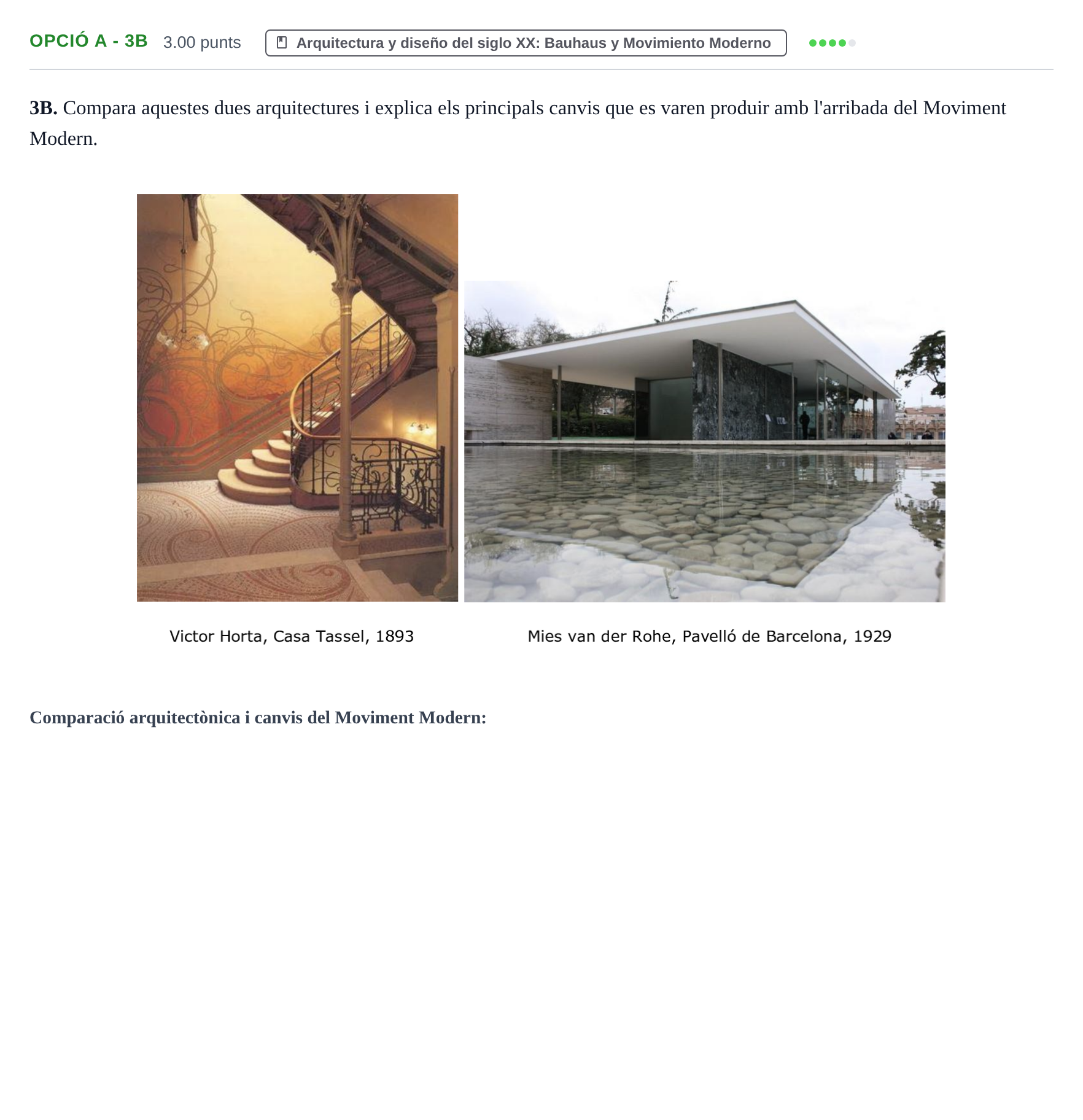 Enunciado: Ejercicio Opció A - 3B · Fundamentos Artísticos PAU Baleares Extraordinaria 2024