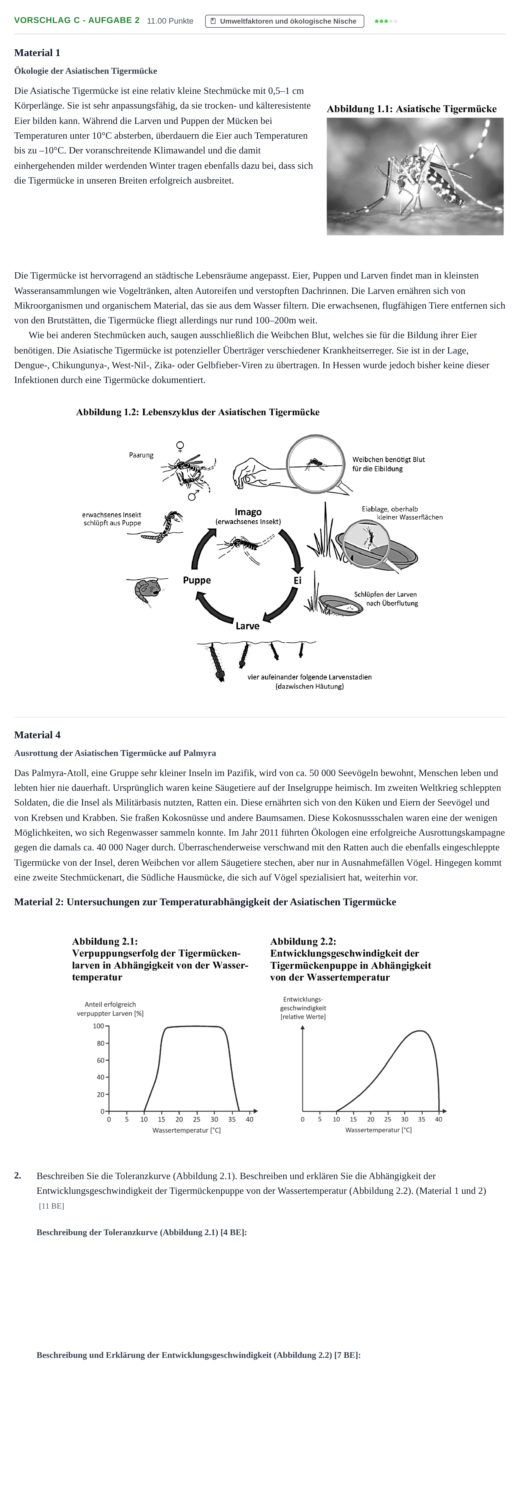 Aufgabenstellung: Aufgabe Vorschlag C - Aufgabe 2 · Abitur Hessen Biologie GK 2021