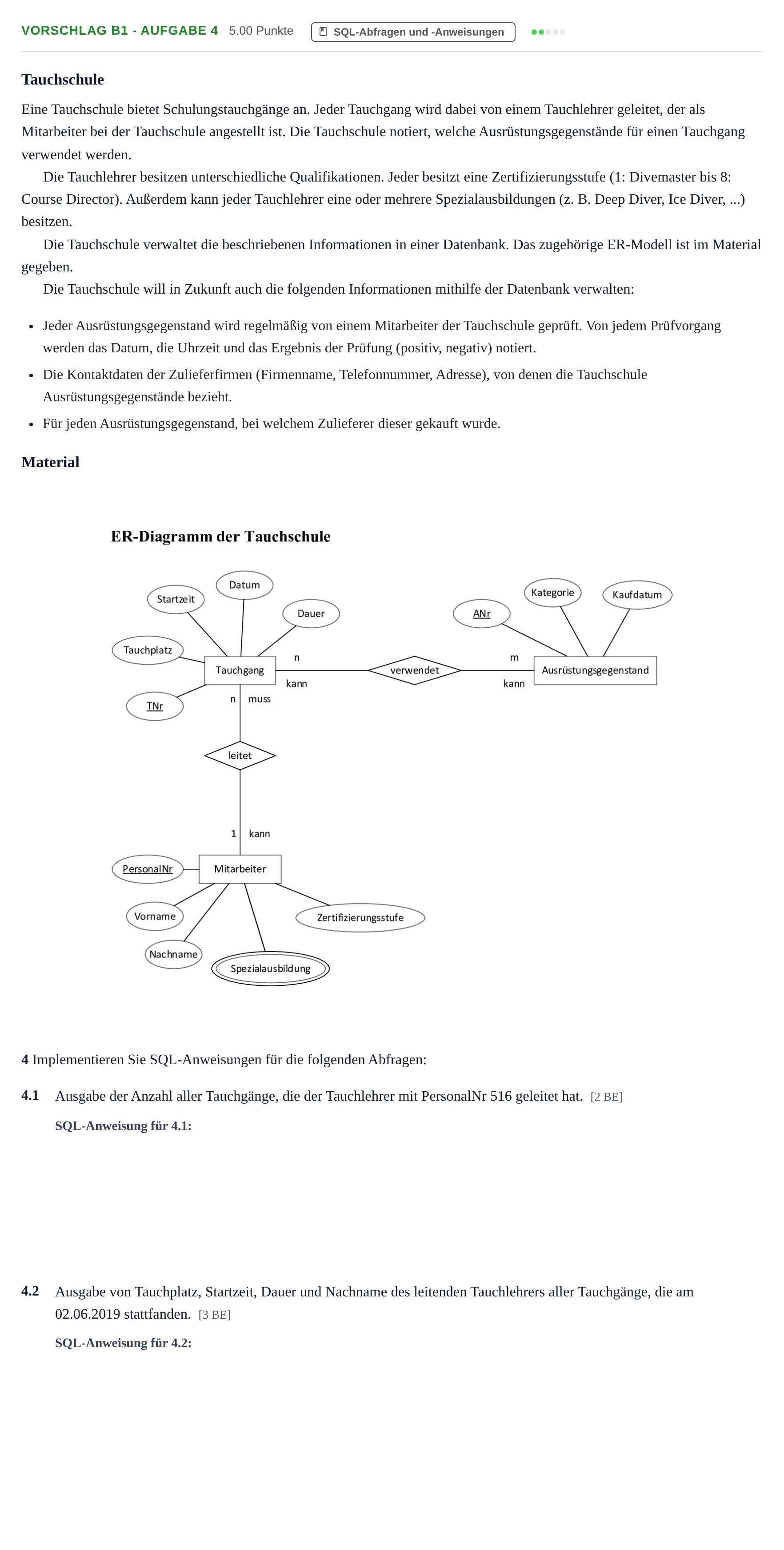 Aufgabenstellung: Aufgabe Vorschlag B1 - Aufgabe 4 · Abitur Hessen Informatik GK 2021