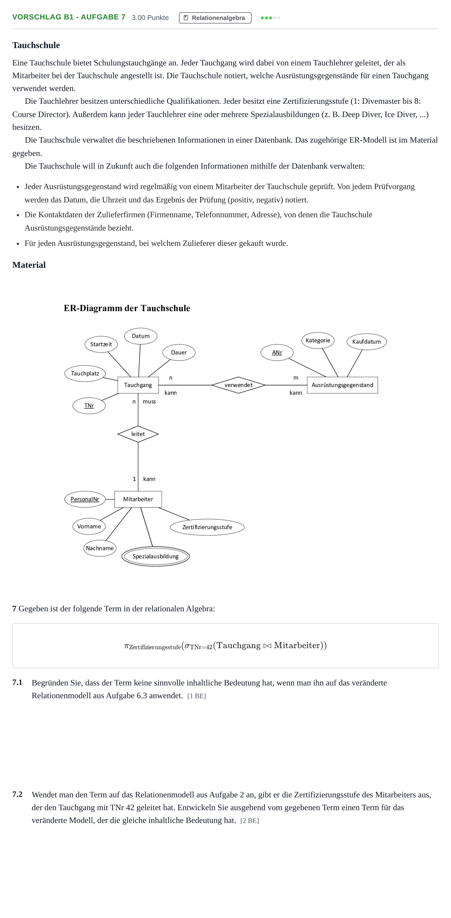 Aufgabenstellung: Aufgabe Vorschlag B1 - Aufgabe 7 · Abitur Hessen Informatik GK 2021