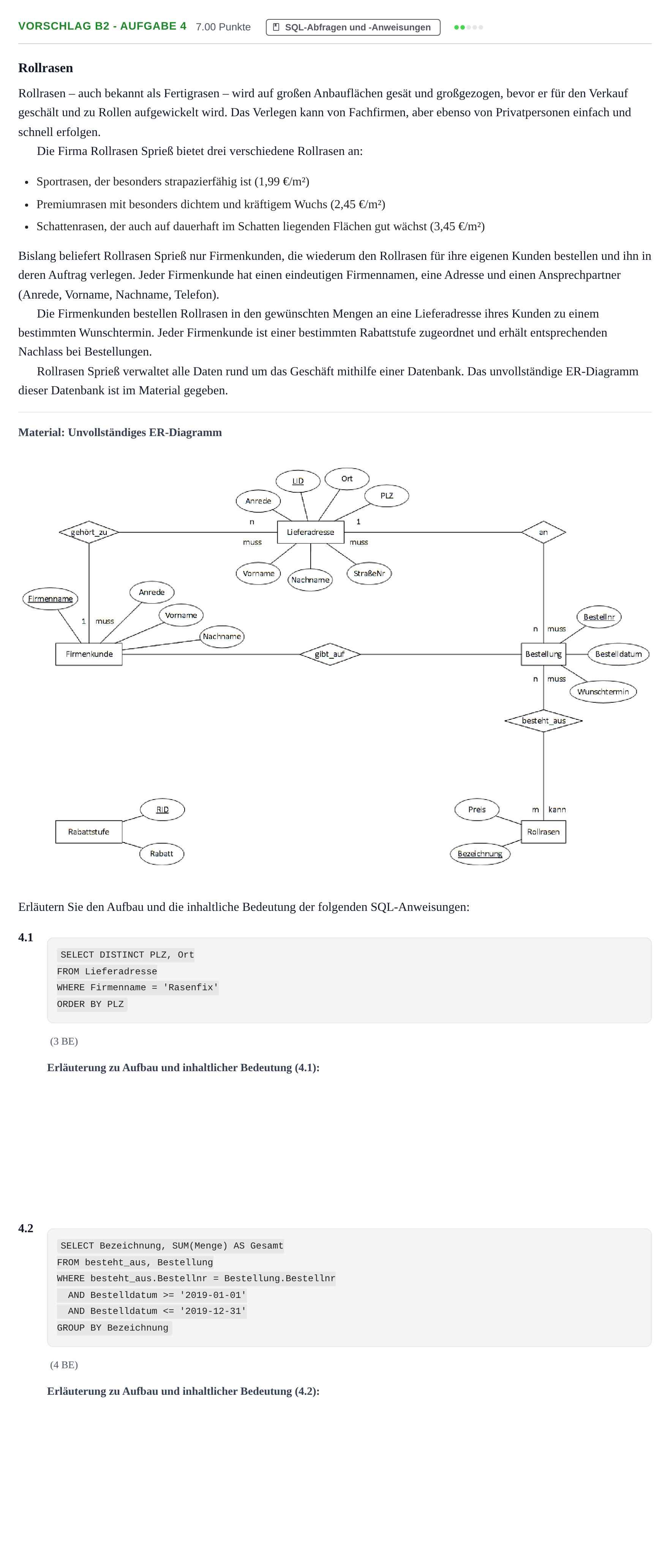 Aufgabenstellung: Aufgabe Vorschlag B2 - Aufgabe 4 · Abitur Hessen Informatik GK 2021