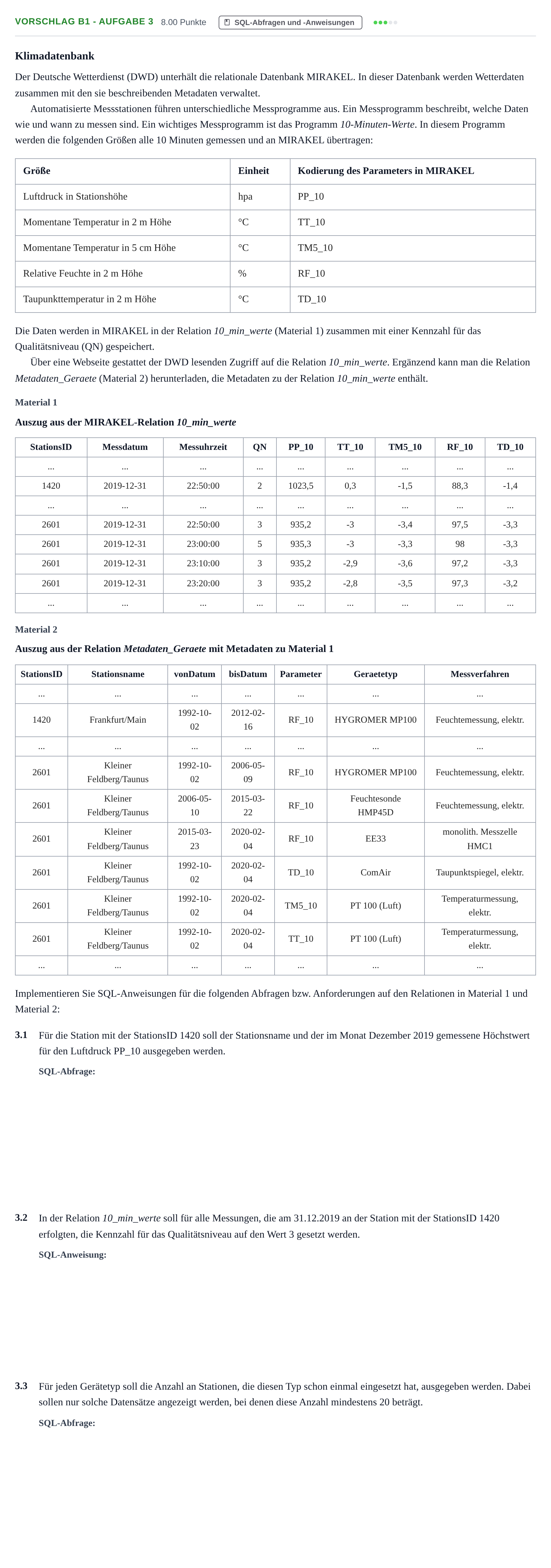 Aufgabenstellung: Aufgabe Vorschlag B1 - Aufgabe 3 · Abitur Hessen Informatik LK 2021