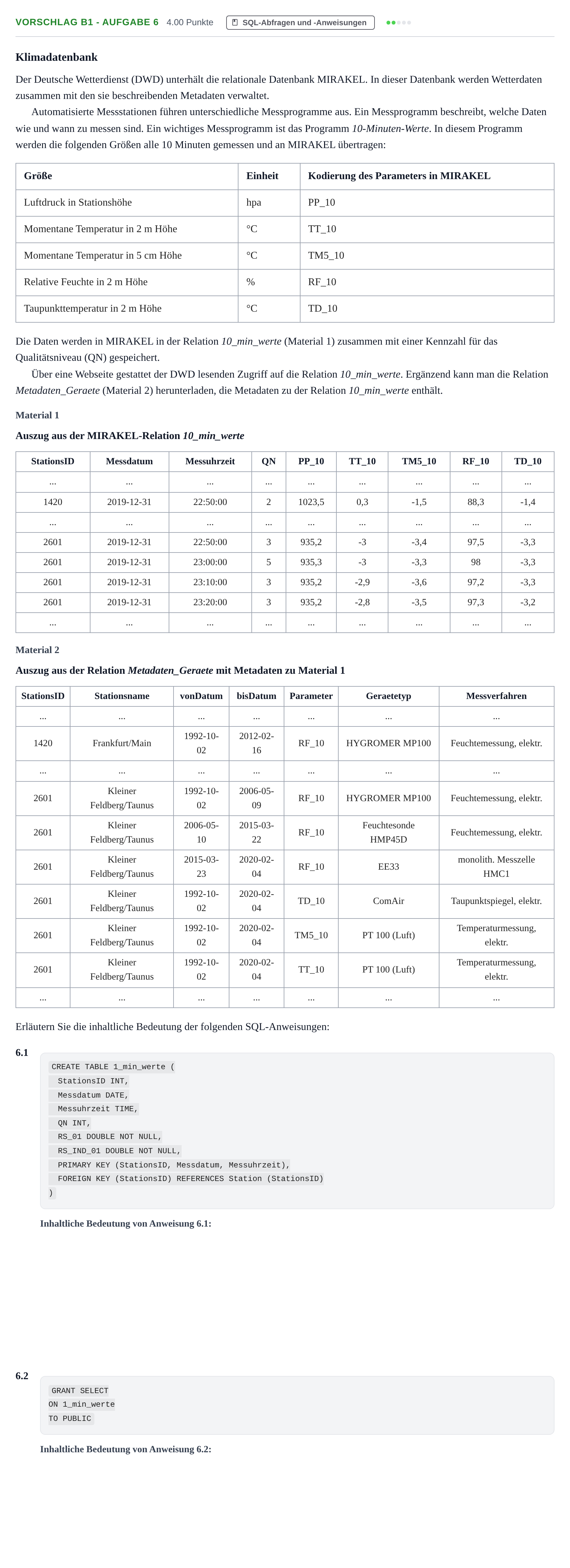 Aufgabenstellung: Aufgabe Vorschlag B1 - Aufgabe 6 · Abitur Hessen Informatik LK 2021