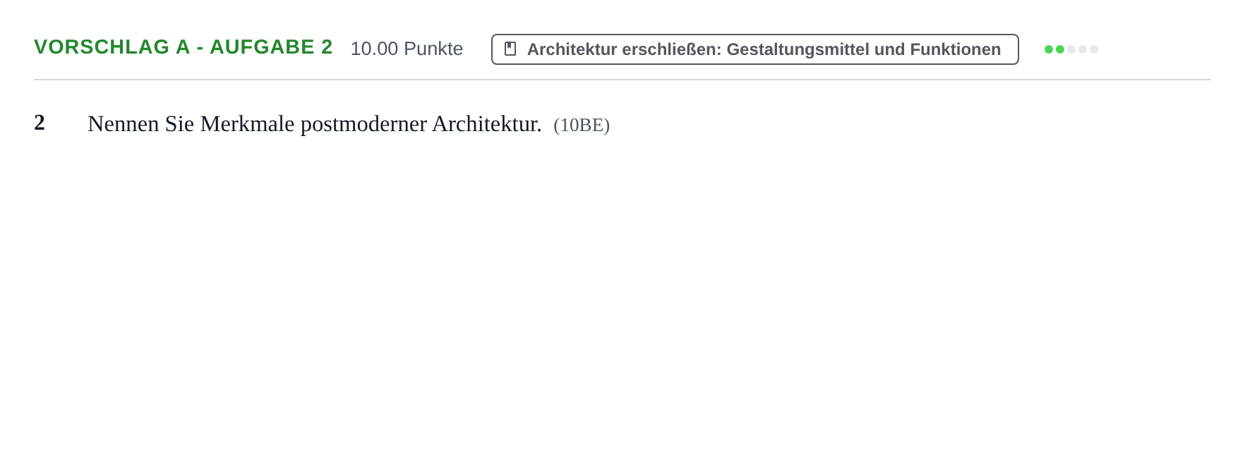 Aufgabenstellung: Aufgabe Vorschlag A - Aufgabe 2 · Abitur Hessen Kunst LK 2021