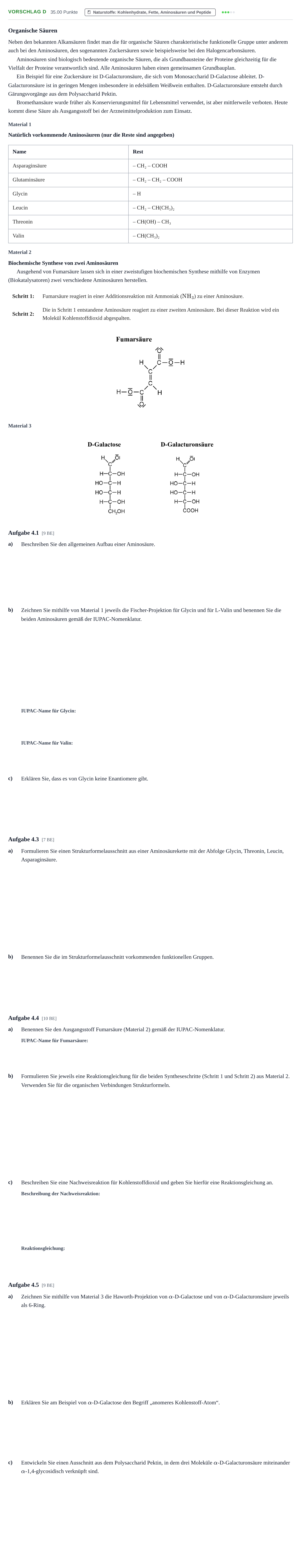 Aufgabenstellung: Aufgabe Vorschlag D - Naturstoffe: Kohlenhydrate, Fette,… · Abitur Hessen Chemie GK 2022