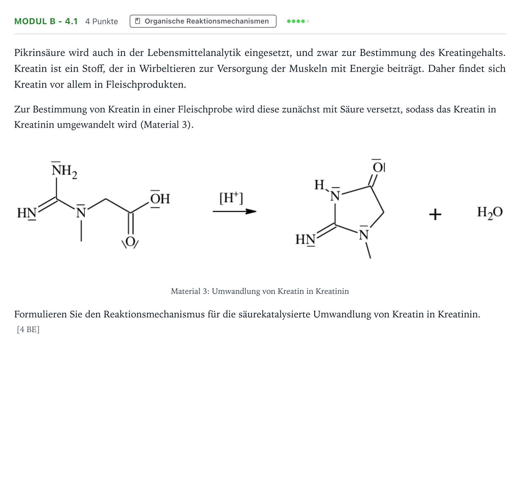 Aufgabenstellung: Aufgabe Modul B - 4.1 · Abitur Hessen Chemietechnik LK 2022