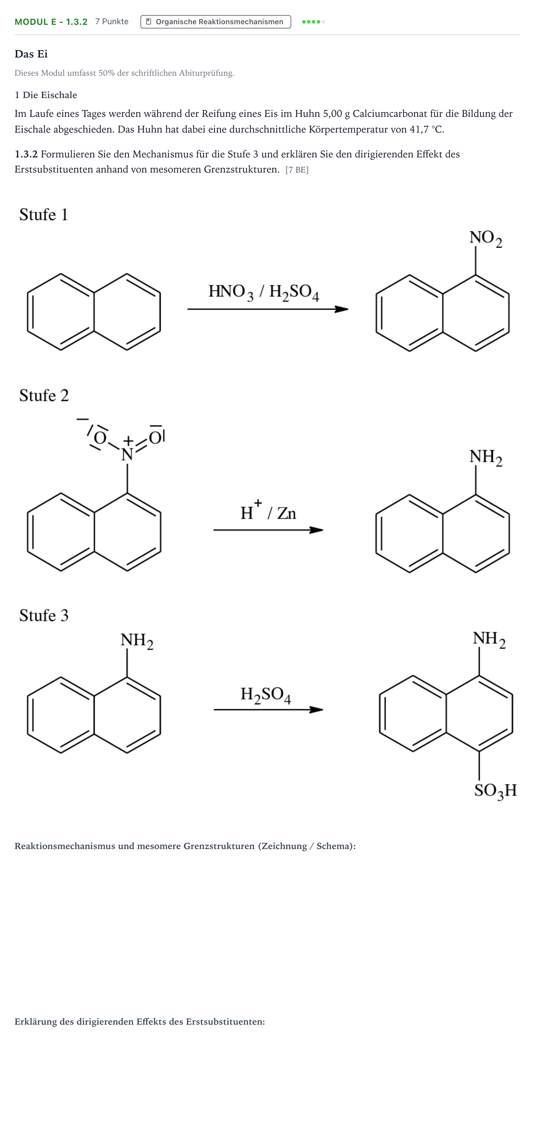 Aufgabenstellung: Aufgabe Modul E - 1.3.2 · Abitur Hessen Chemietechnik LK 2022