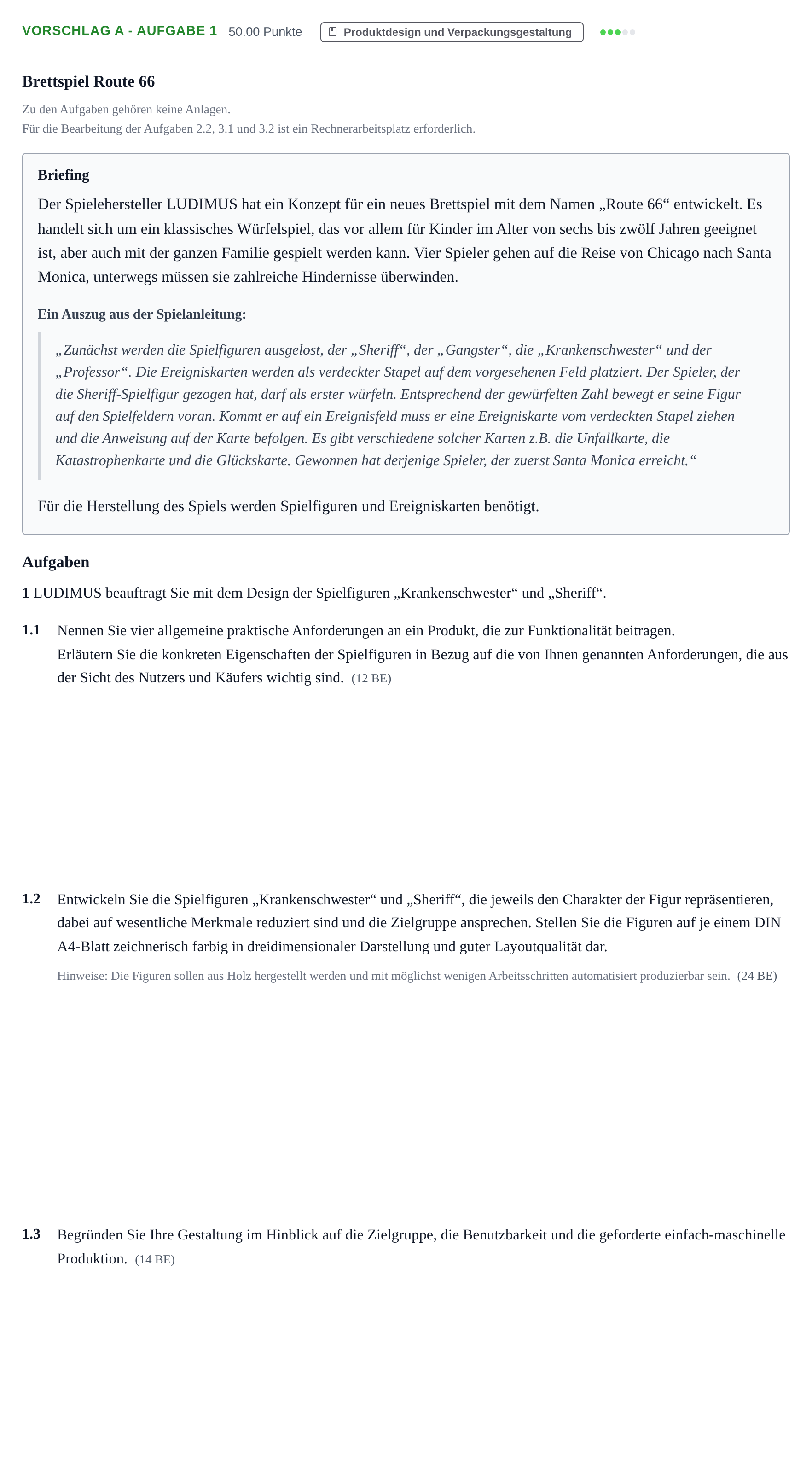 Aufgabenstellung: Aufgabe Vorschlag A - Aufgabe 1 · Abitur Hessen Gestaltungs- und Medientechnik LK 2022