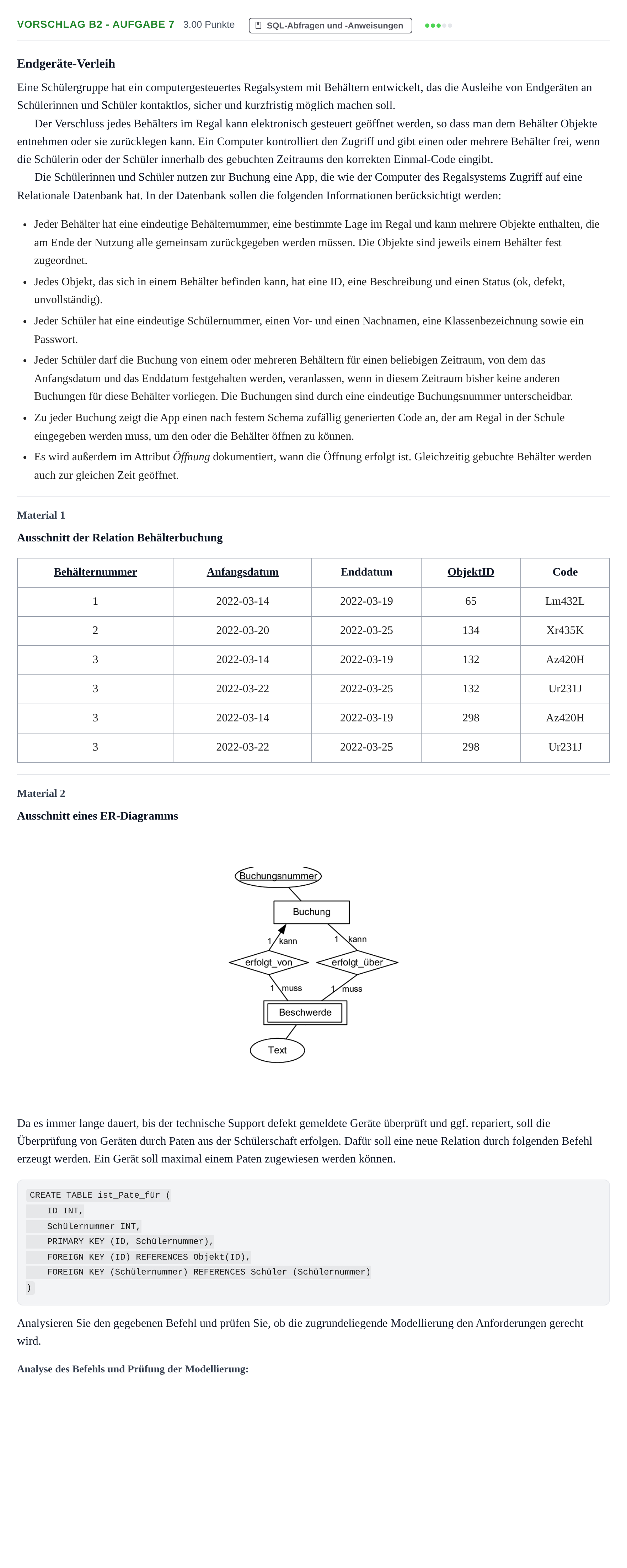 Aufgabenstellung: Aufgabe Vorschlag B2 - Aufgabe 7 · Abitur Hessen Informatik LK 2022