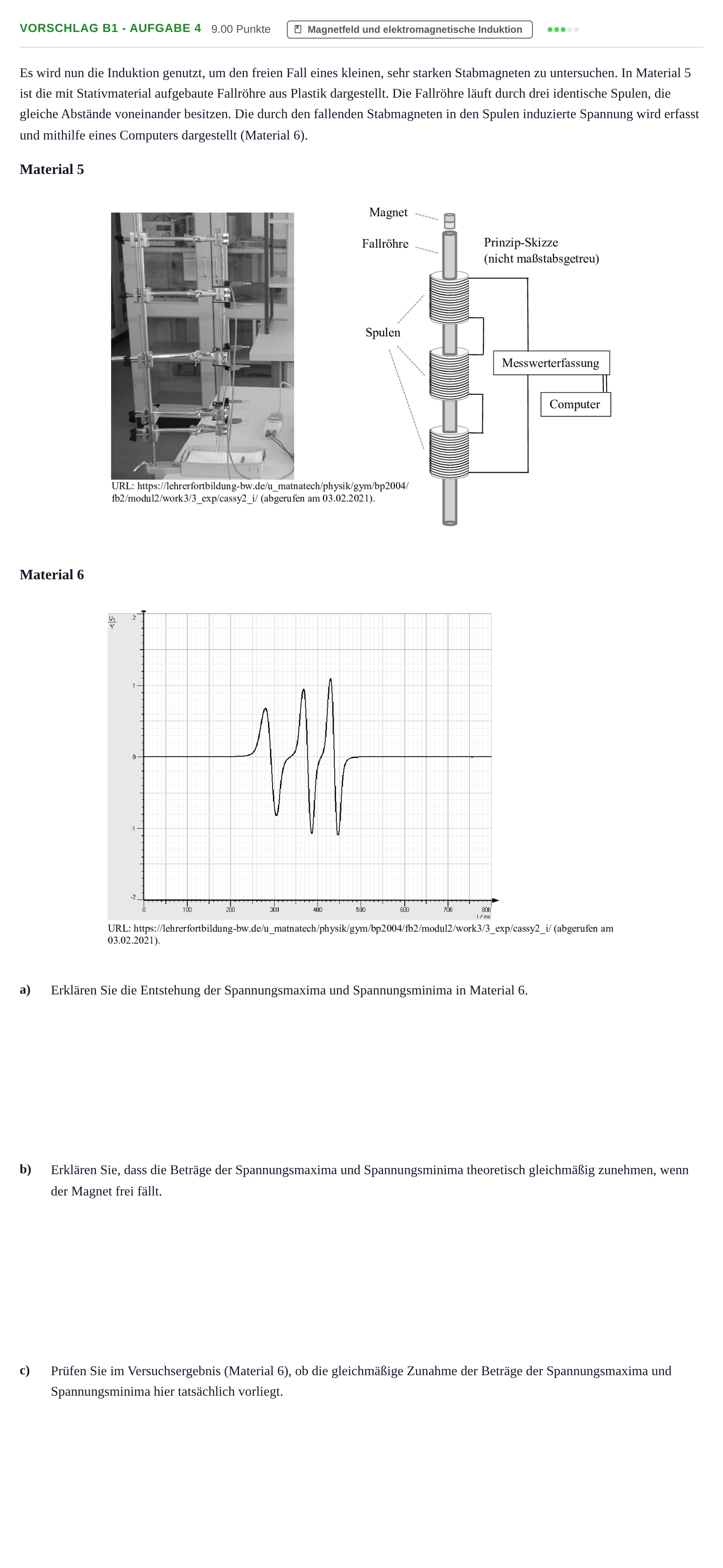 Aufgabenstellung: Aufgabe Vorschlag B1 - Aufgabe 4 · Abitur Hessen Physik GK 2022