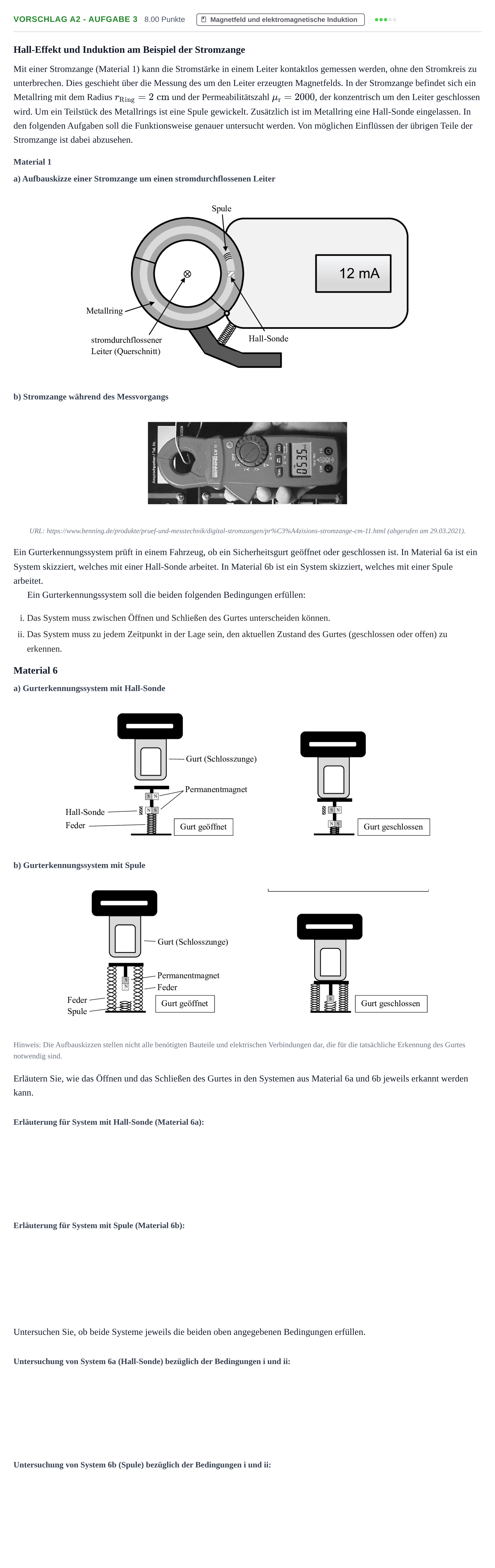 Aufgabenstellung: Aufgabe Vorschlag A2 - Aufgabe 3 · Abitur Hessen Physik LK 2022