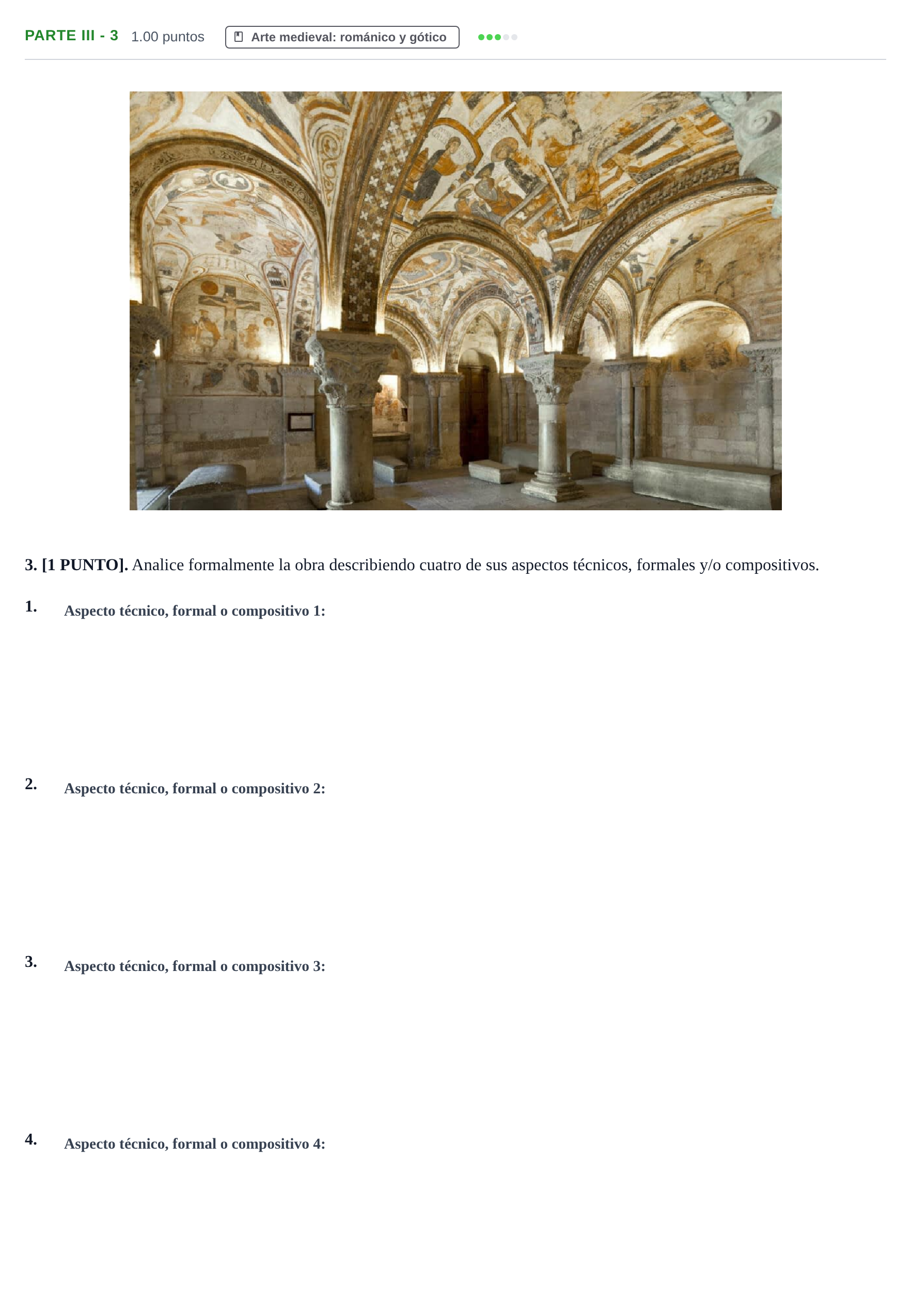 Enunciado: Ejercicio Parte III - 3 · Fundamentos Artísticos PAU Cantabria Extraordinaria 2026