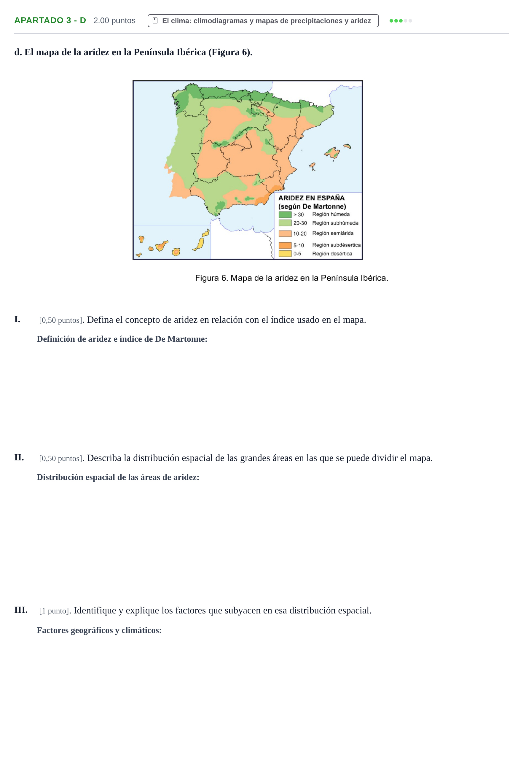 Enunciado: Apartado 3 - d · Geografía PAU Cantabria Extraordinaria 2026