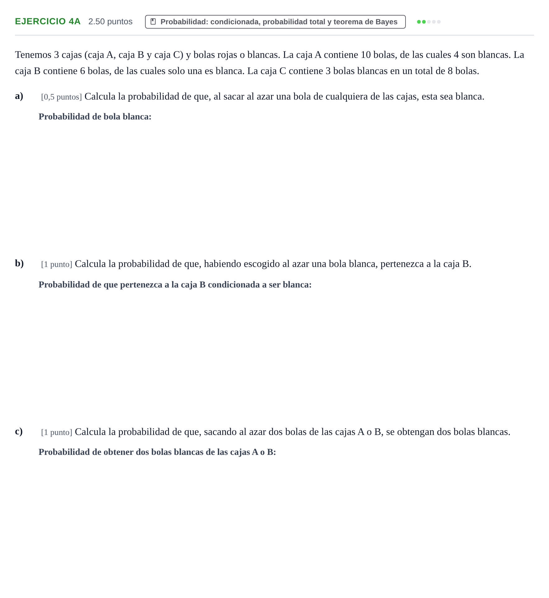Enunciado: Ejercicio 4A · Matemáticas II PAU Cantabria Extraordinaria 2026