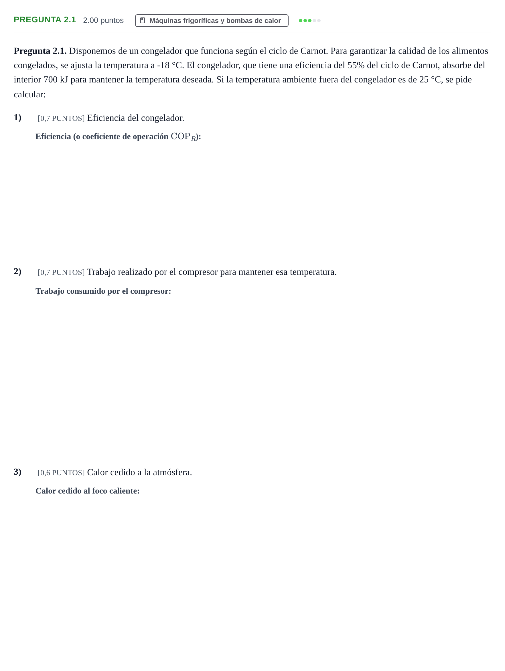 Enunciado: Pregunta 2.1 · Tecnología e Ingeniería II PAU Cantabria Extraordinaria 2026