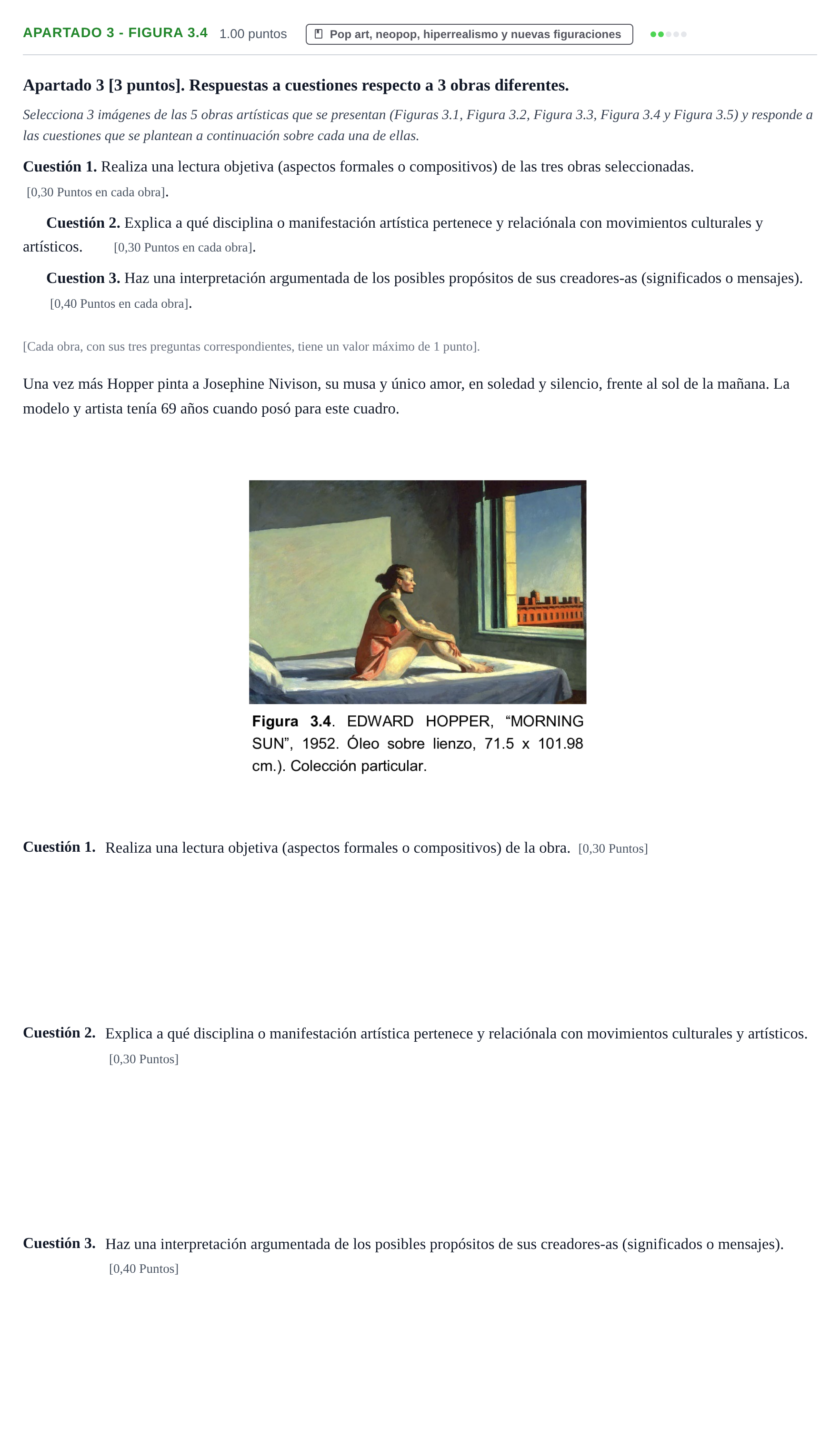 Enunciado: Apartado 3 - Figura 3.4 · Movimientos Culturales y Artísticos PAU Cantabria Ordinaria 2026