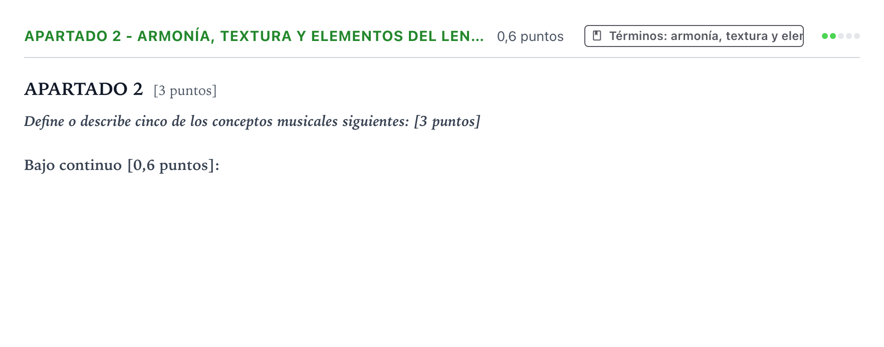 Enunciado: Apartado 2 - Armonía, textura y elementos del len… · Análisis Musical II PAU Cantabria Ordinaria 2025