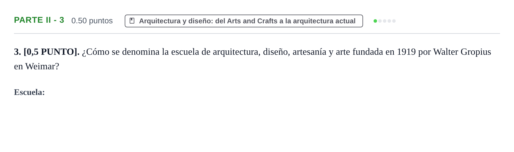 Enunciado: Ejercicio PARTE II - 3 · Fundamentos Artísticos PAU Cantabria Extraordinaria 2025