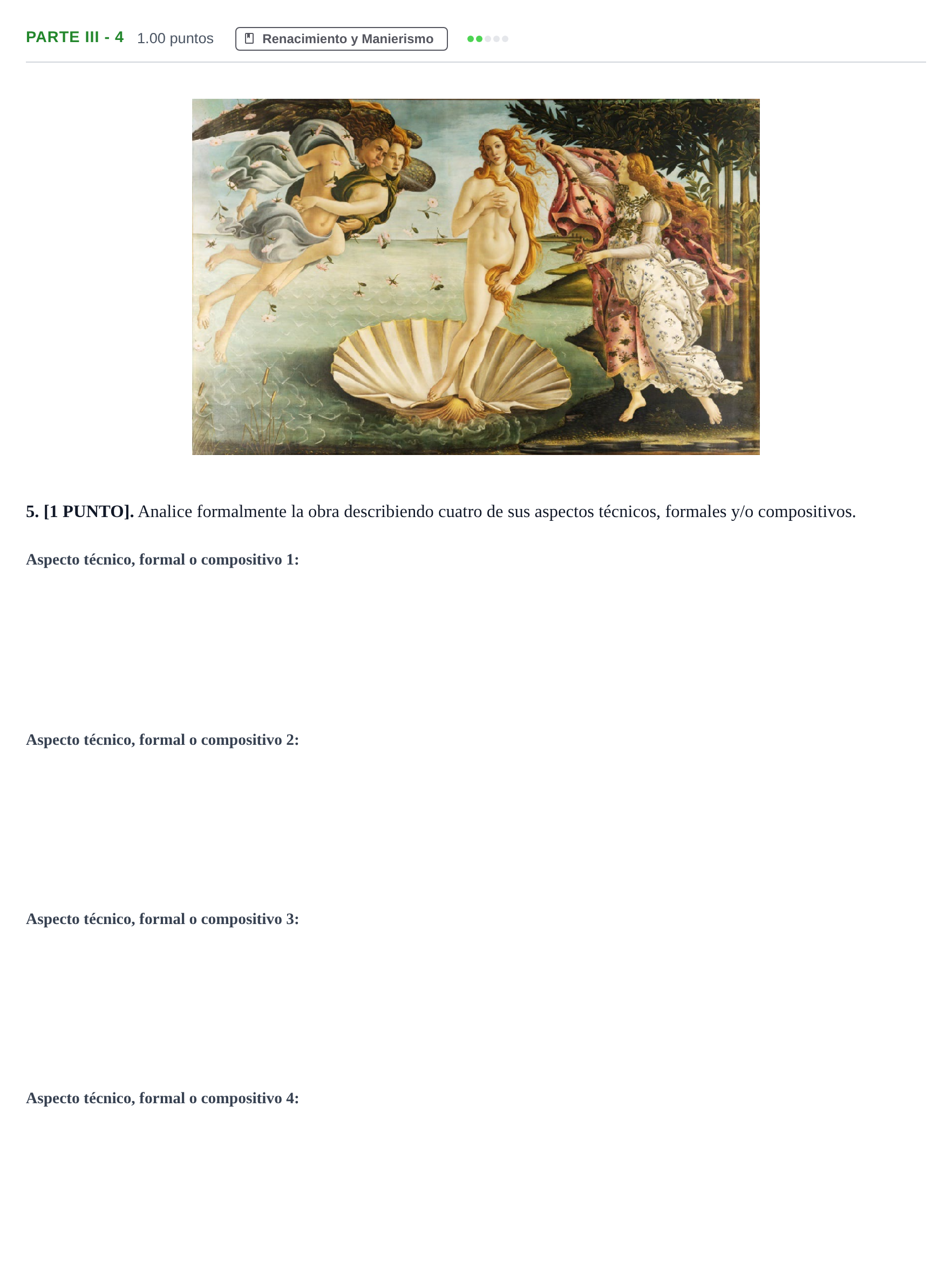 Enunciado: Ejercicio PARTE III - 4 · Fundamentos Artísticos PAU Cantabria Extraordinaria 2025