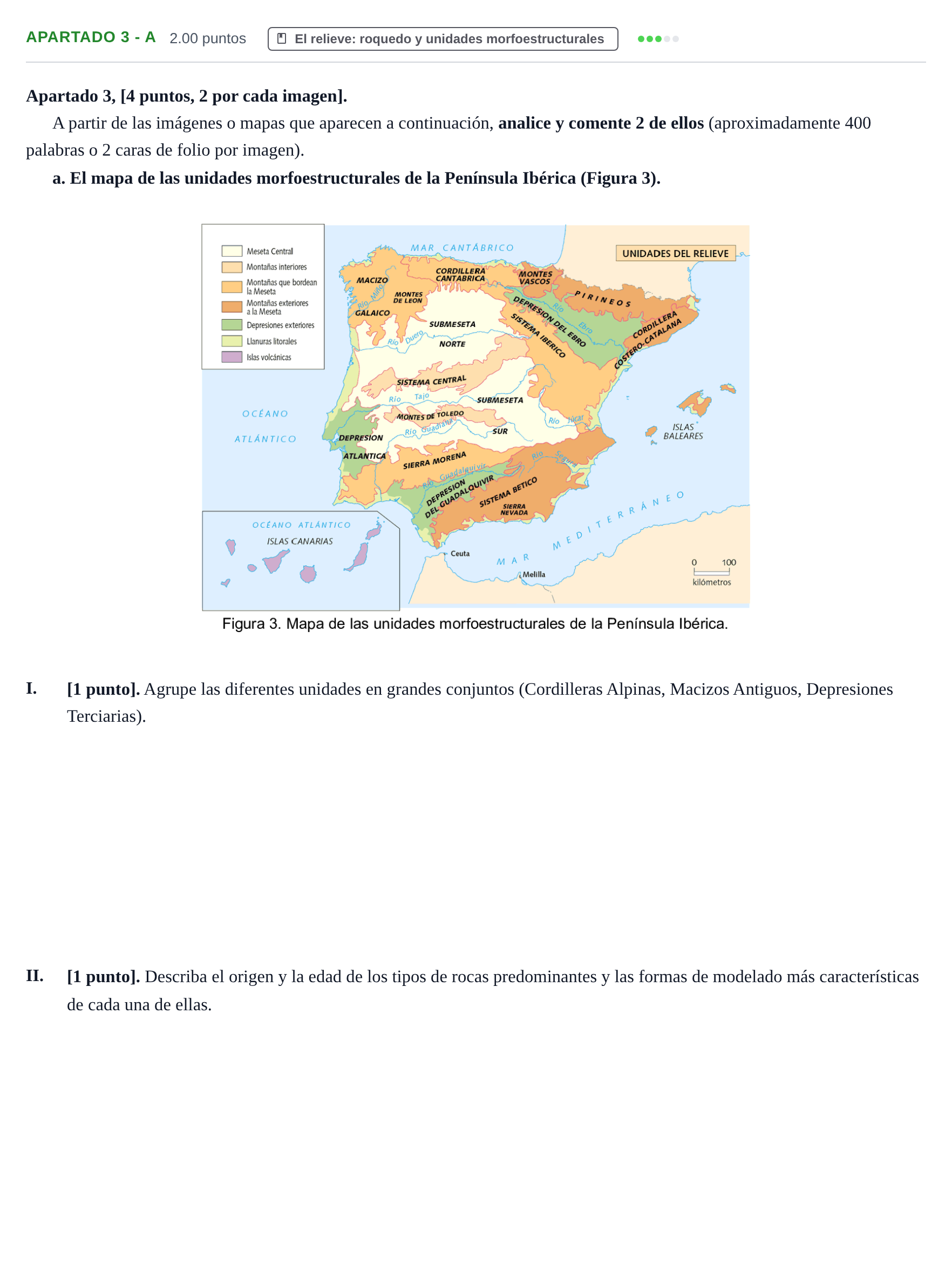 Enunciado: Apartado 3 - a · Geografía PAU Cantabria Extraordinaria 2025