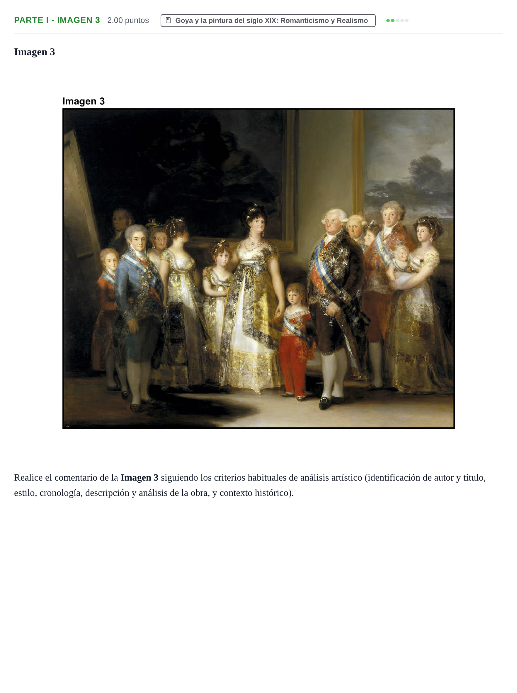 Enunciado: Ejercicio Parte I - Imagen 3 · Historia del Arte PAU Cantabria Extraordinaria 2025