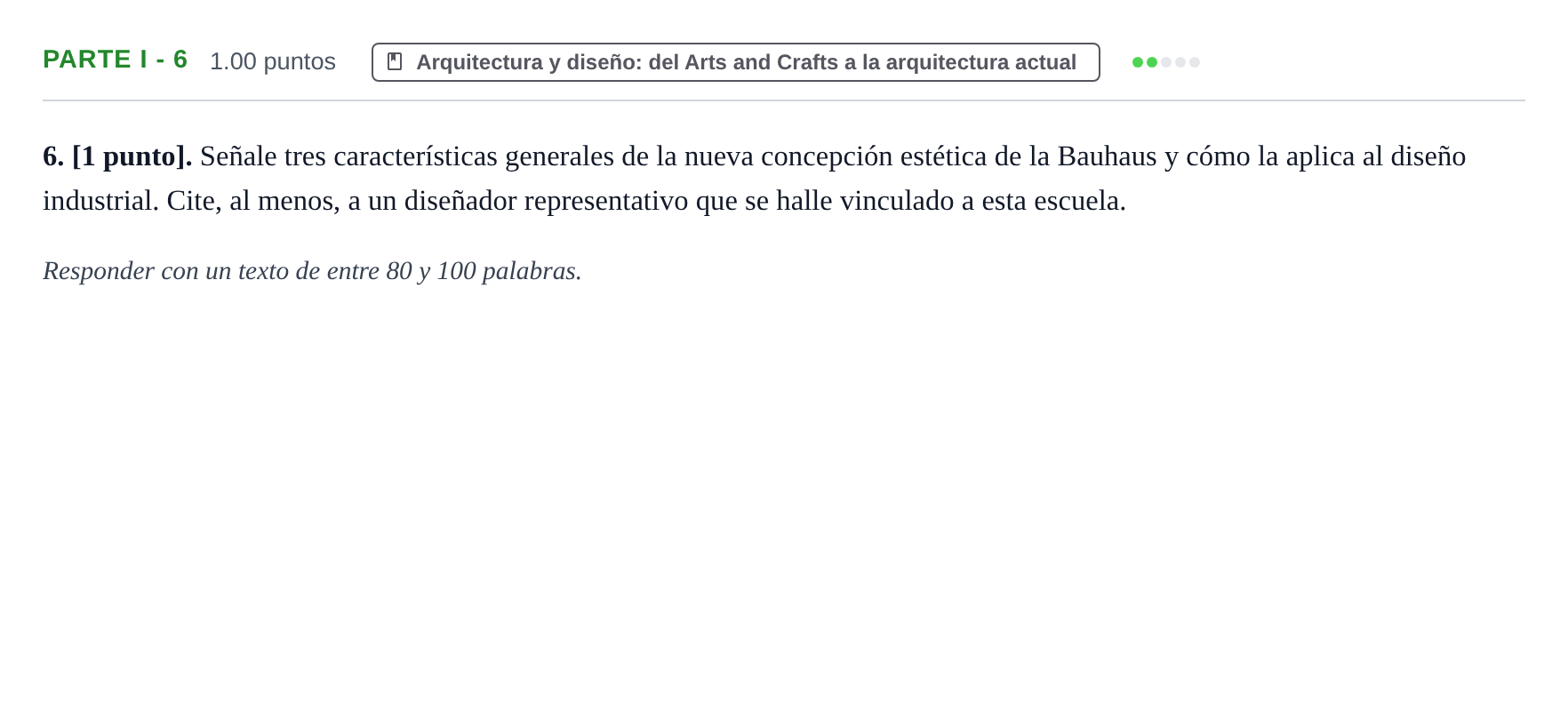Enunciado: Ejercicio Parte I - 6 · Fundamentos Artísticos PAU Cantabria Ordinaria 2025