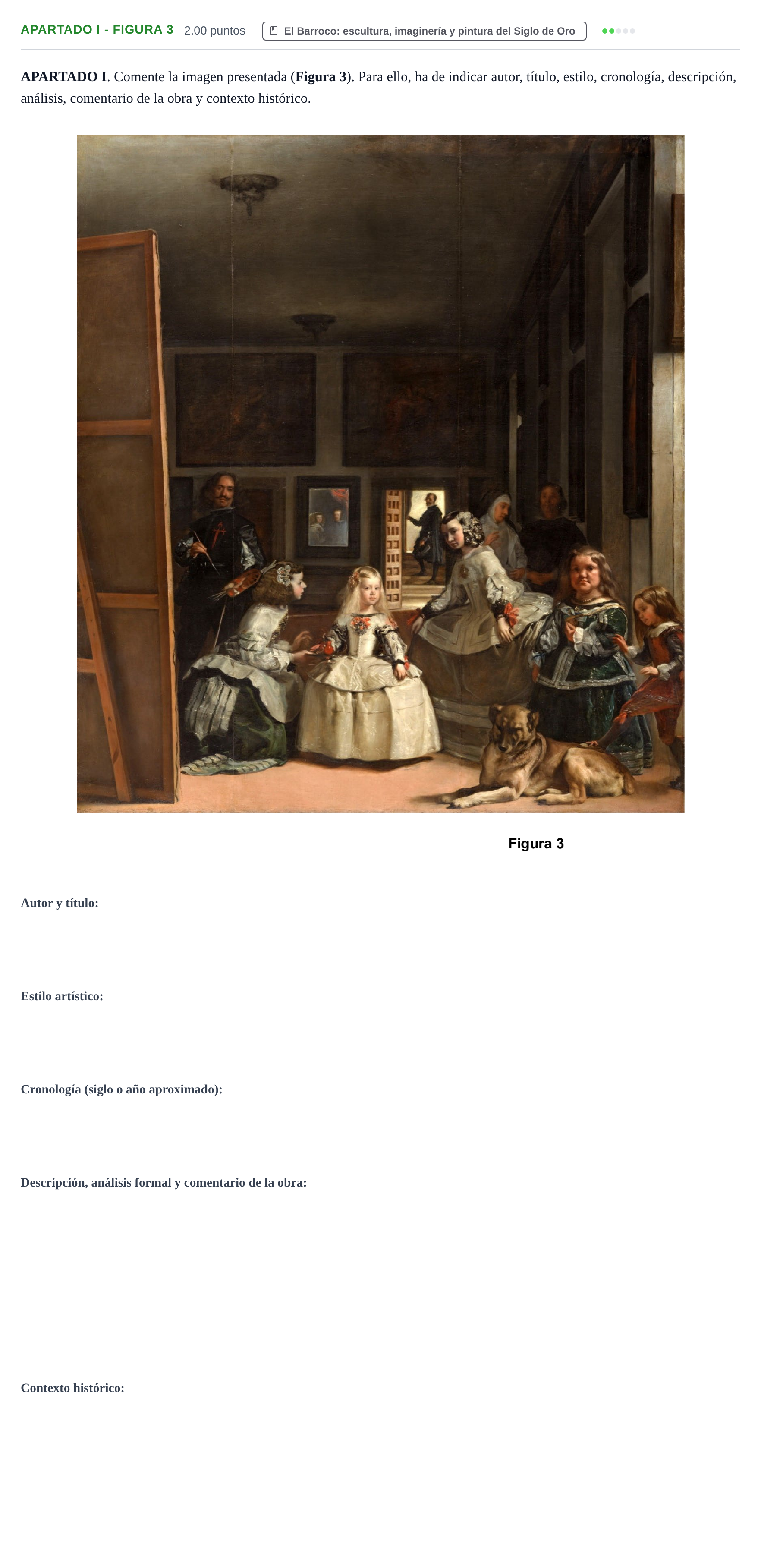 Enunciado: Apartado I - Figura 3 · Historia del Arte PAU Cantabria Ordinaria 2025