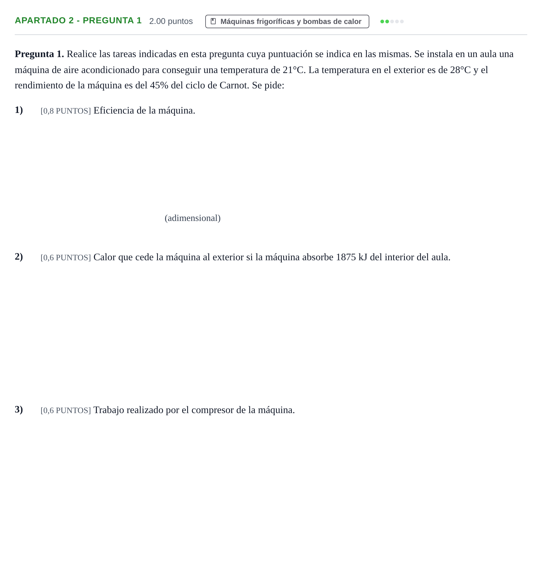 Enunciado: Apartado 2 - Pregunta 1 · Tecnología e Ingeniería II PAU Cantabria Ordinaria 2025