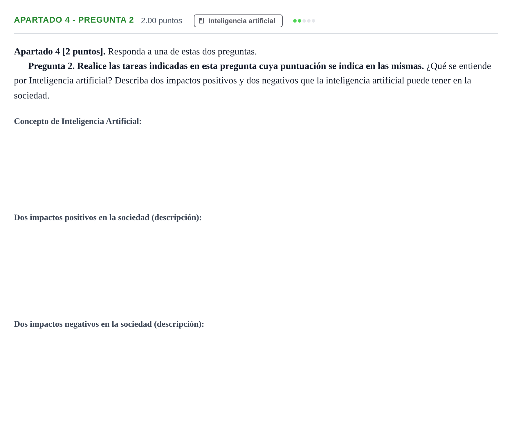 Enunciado: Apartado 4 - Pregunta 2 · Tecnología e Ingeniería II PAU Cantabria Ordinaria 2025