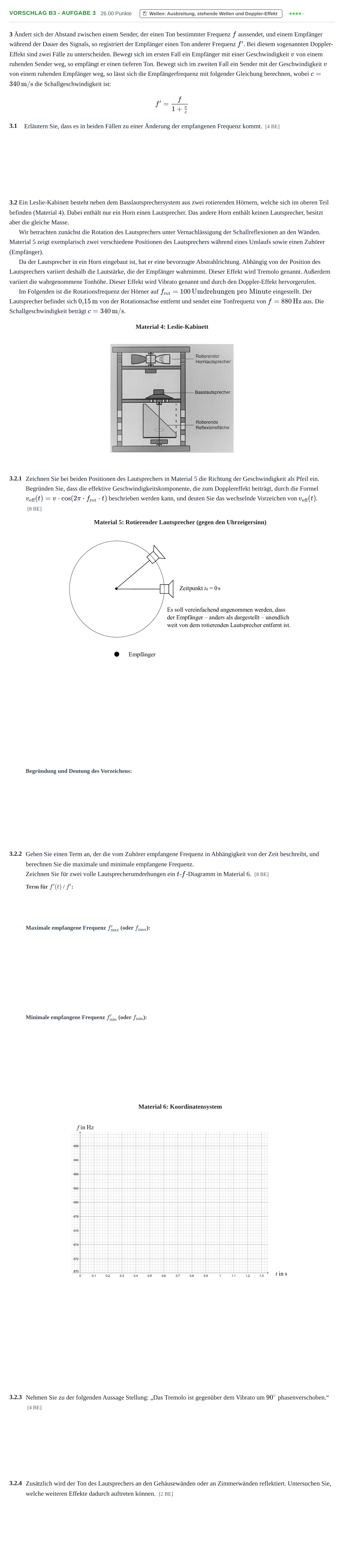 Aufgabenstellung: Aufgabe Vorschlag B3 - Aufgabe 3 · Abitur Hessen Physik LK 2021