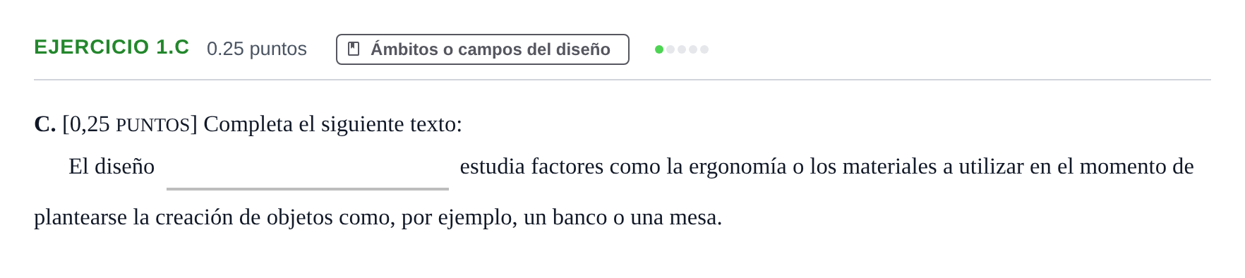 Enunciado: Ejercicio 1.C · Diseño PAU Cantabria Ordinaria 2023