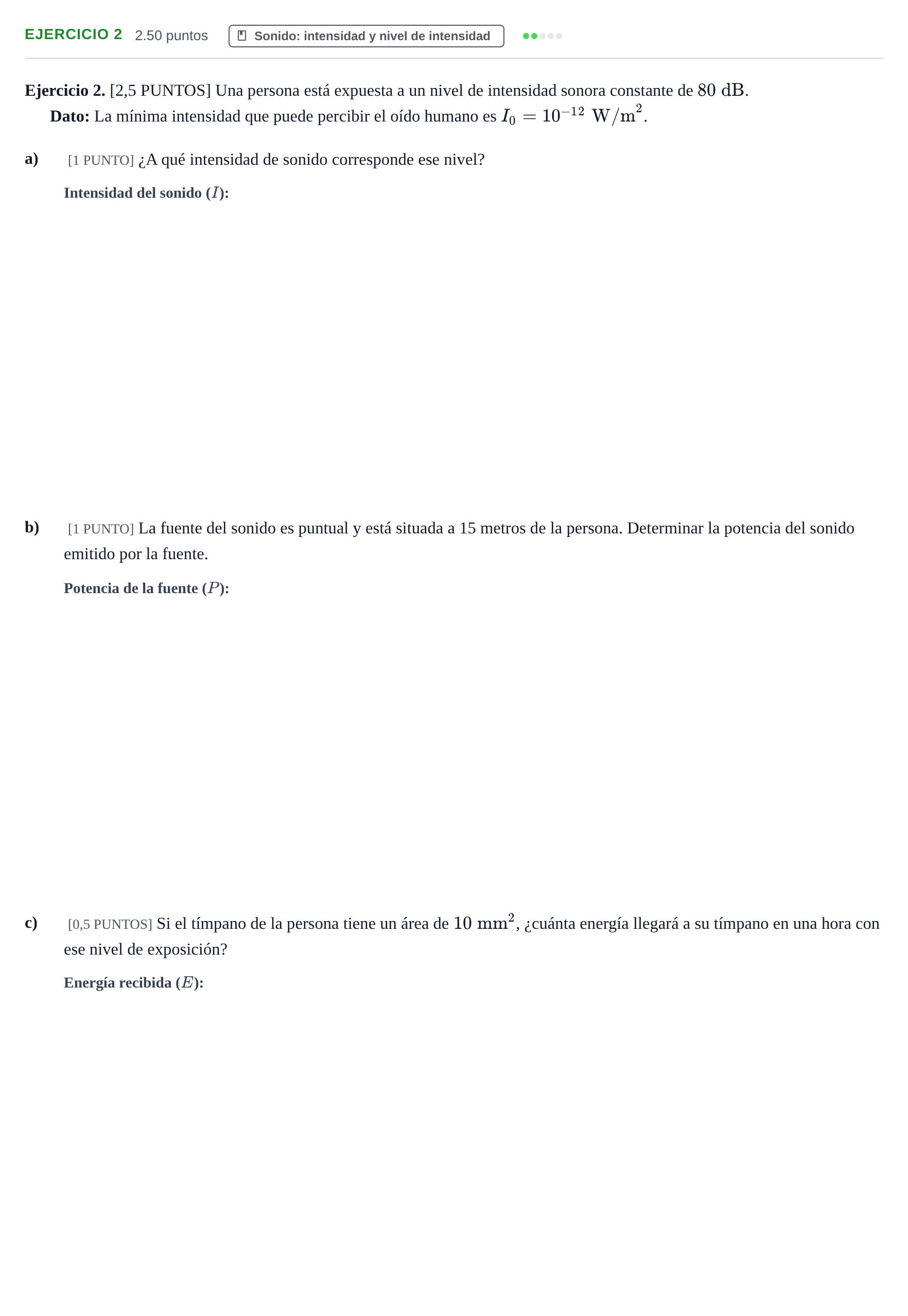 Enunciado: Ejercicio 2 · Física PAU Cantabria Ordinaria 2023