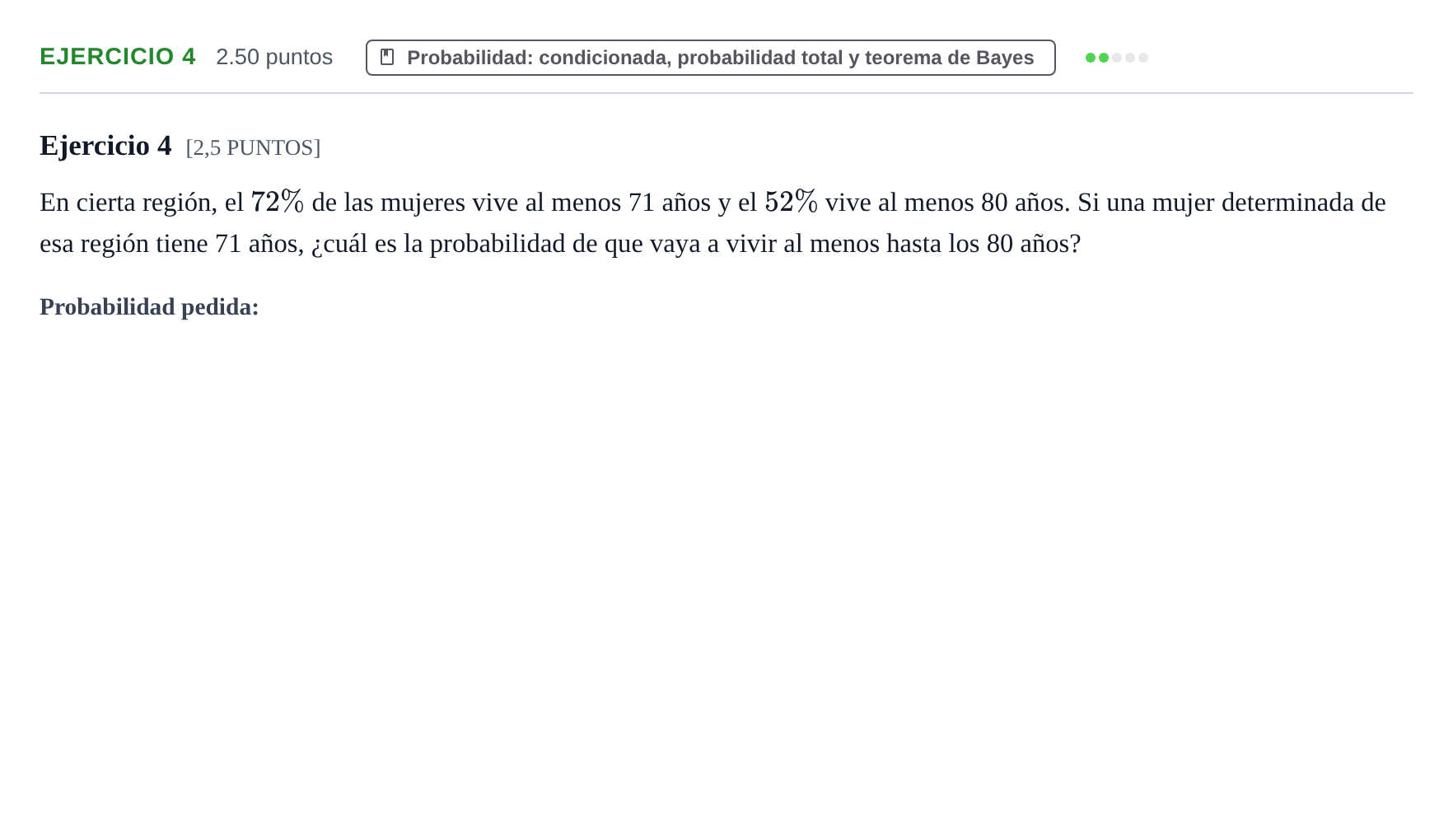 Enunciado: Ejercicio 4 · Matemáticas II PAU Cantabria Ordinaria 2023