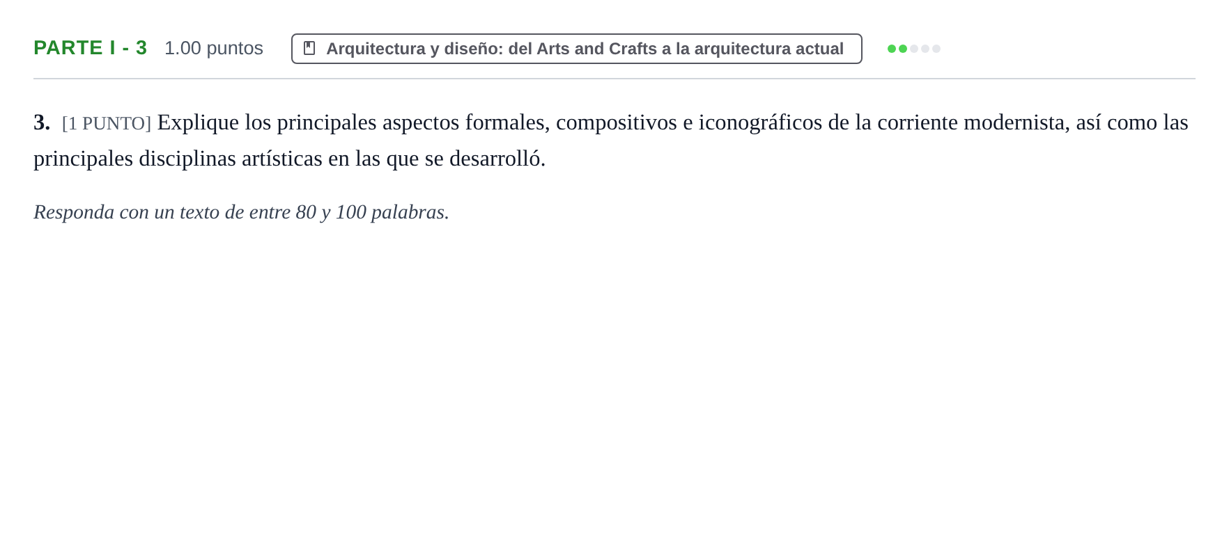 Enunciado: Ejercicio Parte I - 3 · Fundamentos Artísticos PAU Cantabria Ordinaria 2022