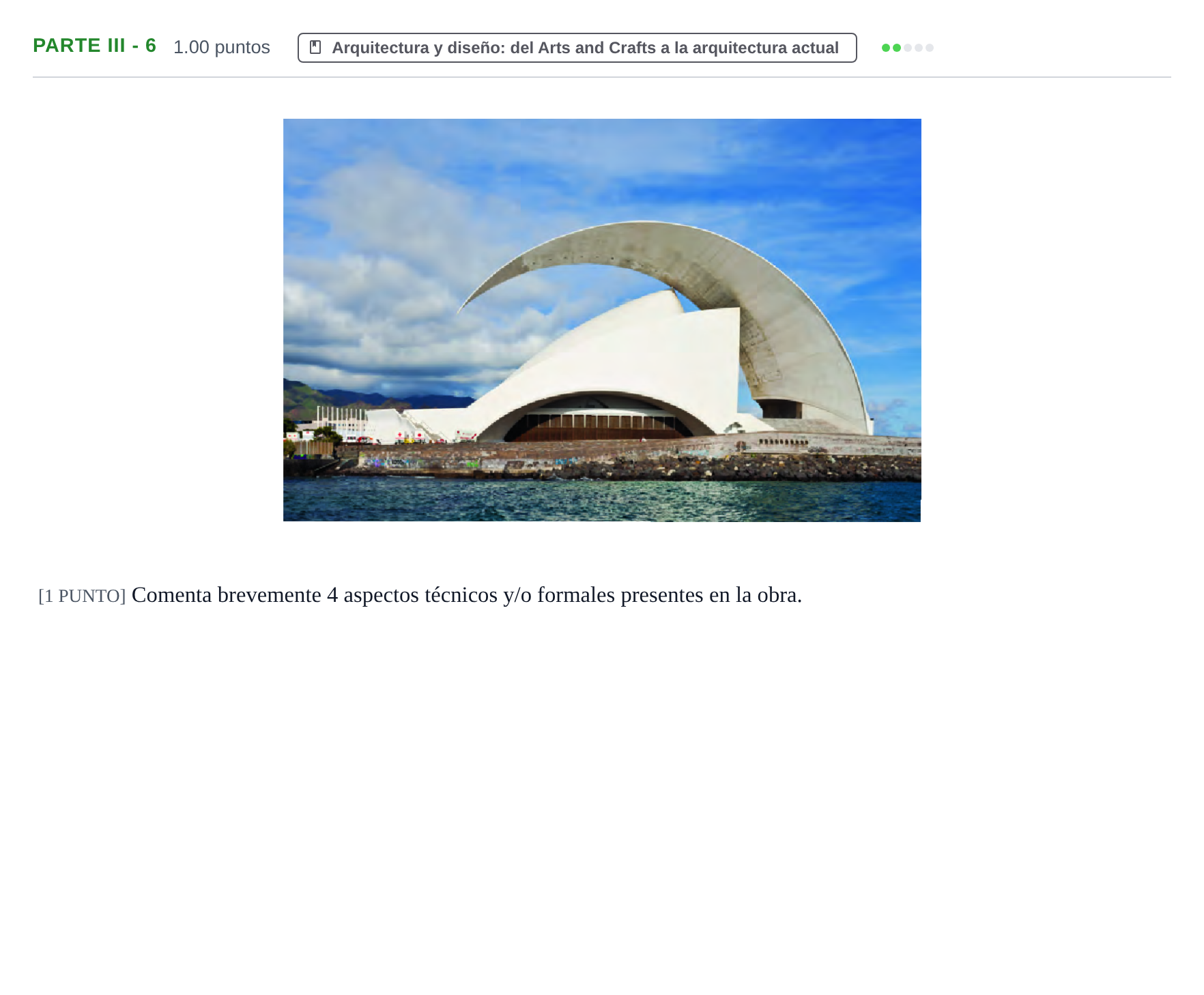 Enunciado: Ejercicio Parte III - 6 · Fundamentos Artísticos PAU Cantabria Ordinaria 2022