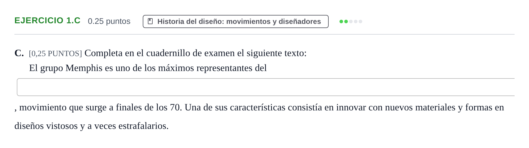 Enunciado: Ejercicio 1.C · Diseño PAU Cantabria Ordinaria 2021