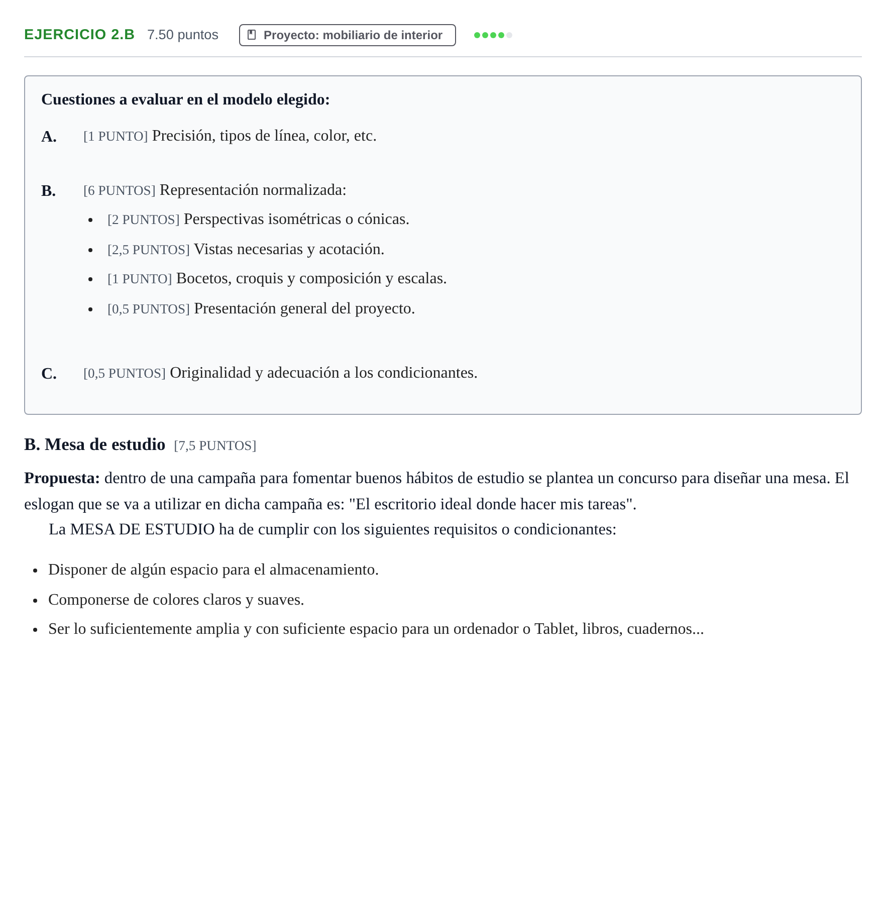 Enunciado: Ejercicio 2.B · Diseño PAU Cantabria Ordinaria 2021