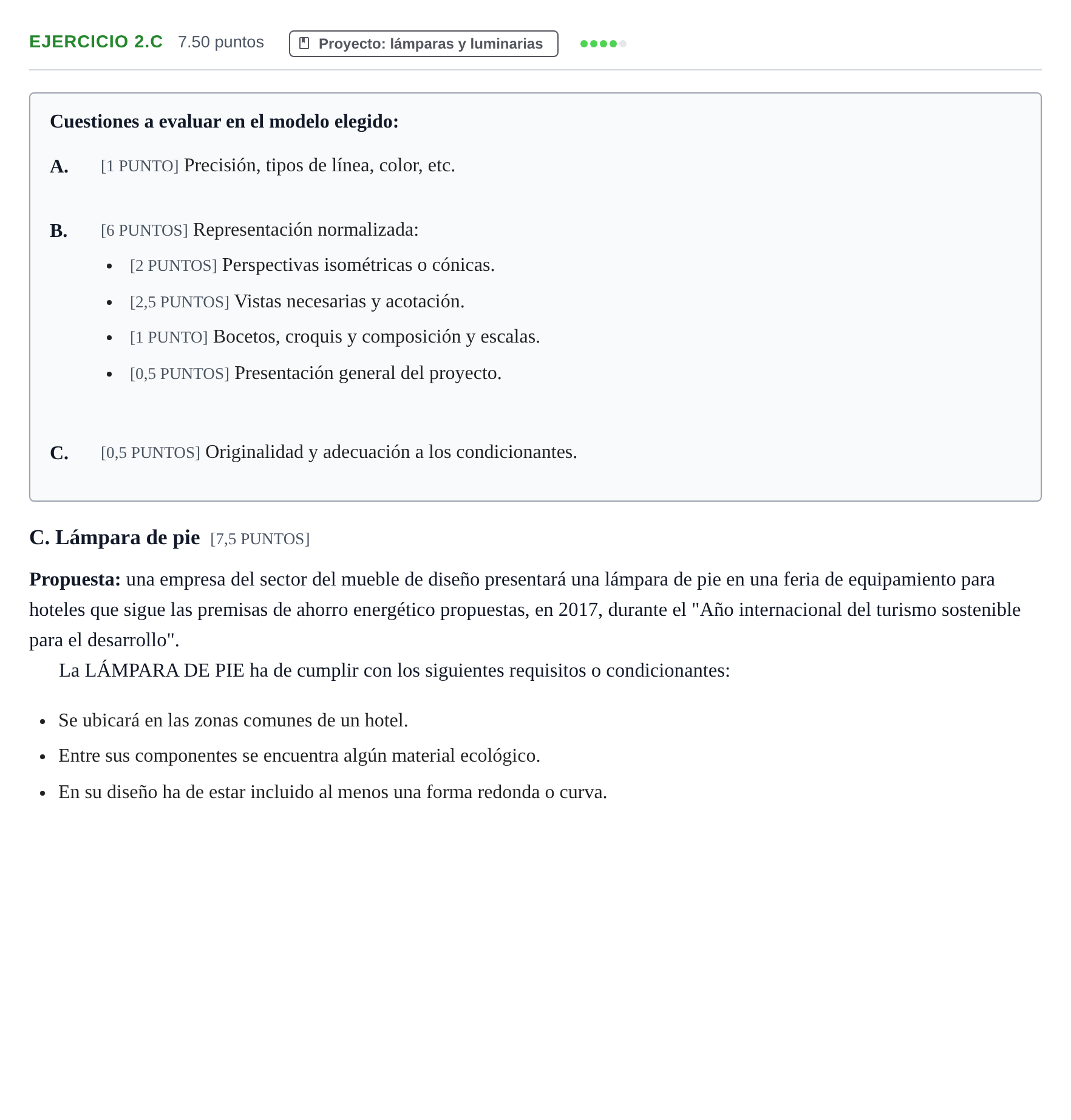 Enunciado: Ejercicio 2.C · Diseño PAU Cantabria Ordinaria 2021