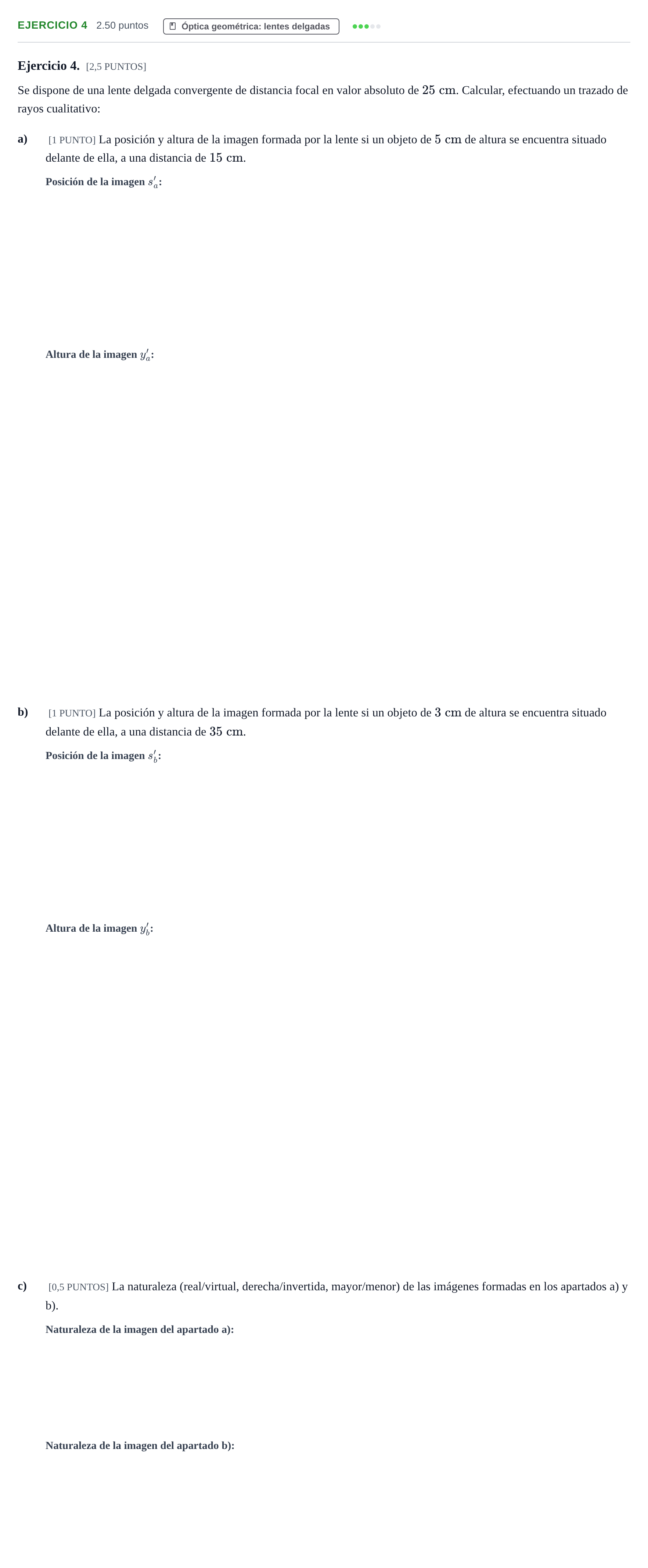 Enunciado: Ejercicio 4 · Física PAU Cantabria Ordinaria 2021